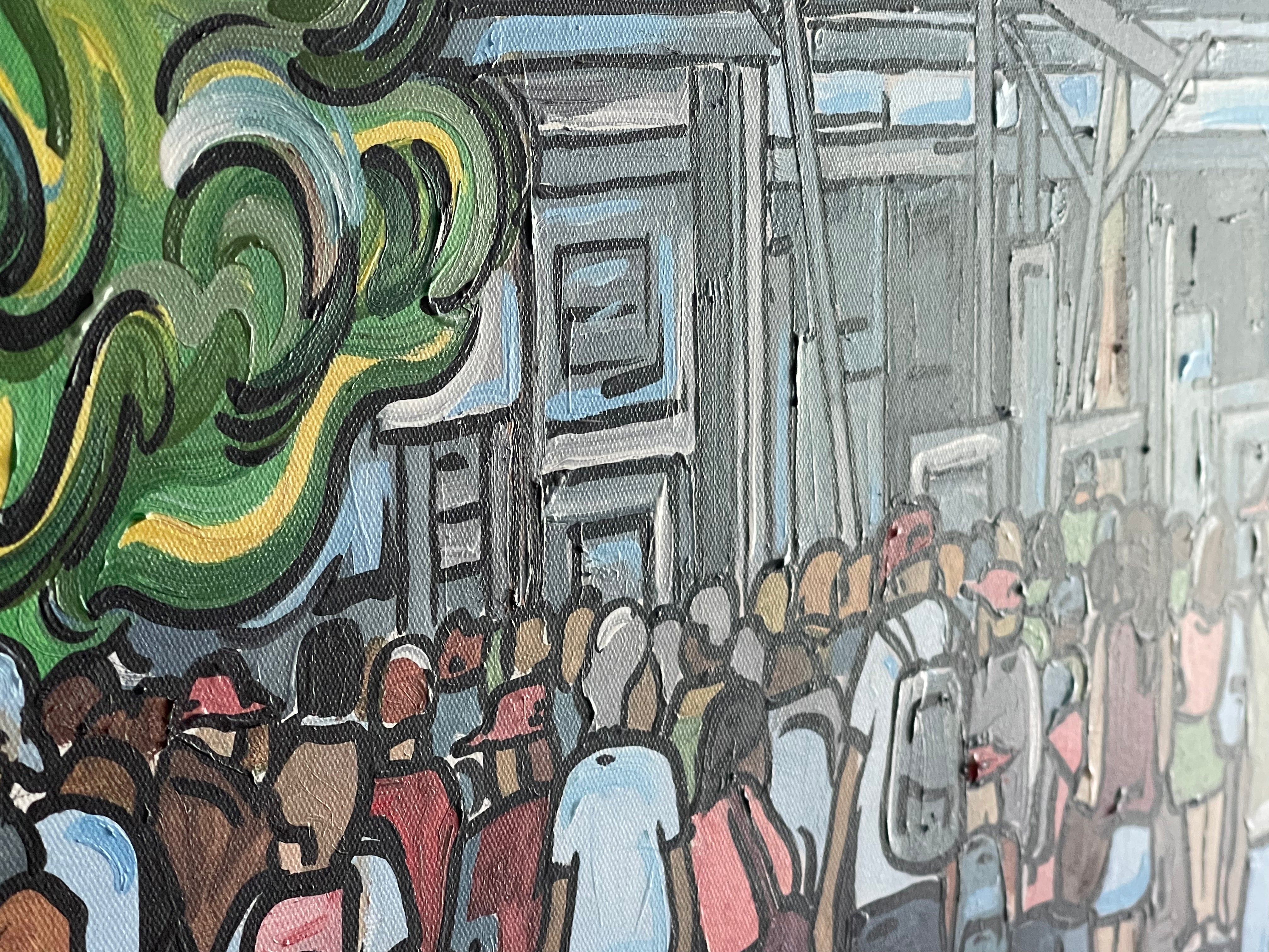 Indianapolis Motor Speecway Painting (36" x 24") by Justin Patten (Original Painting)