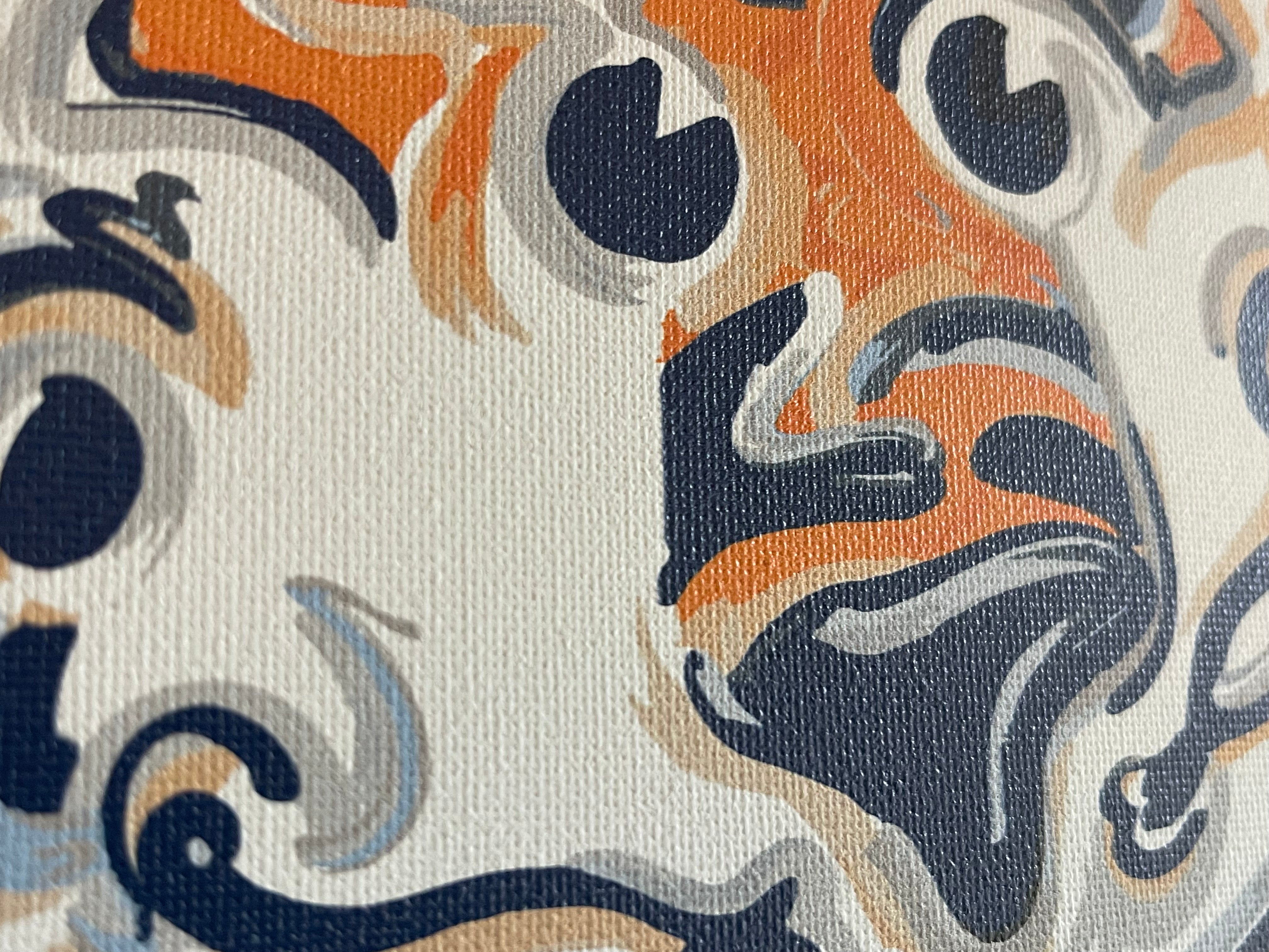Auburn University 8"x 10" Aubie Wrapped Canvas Print by Justin Patten