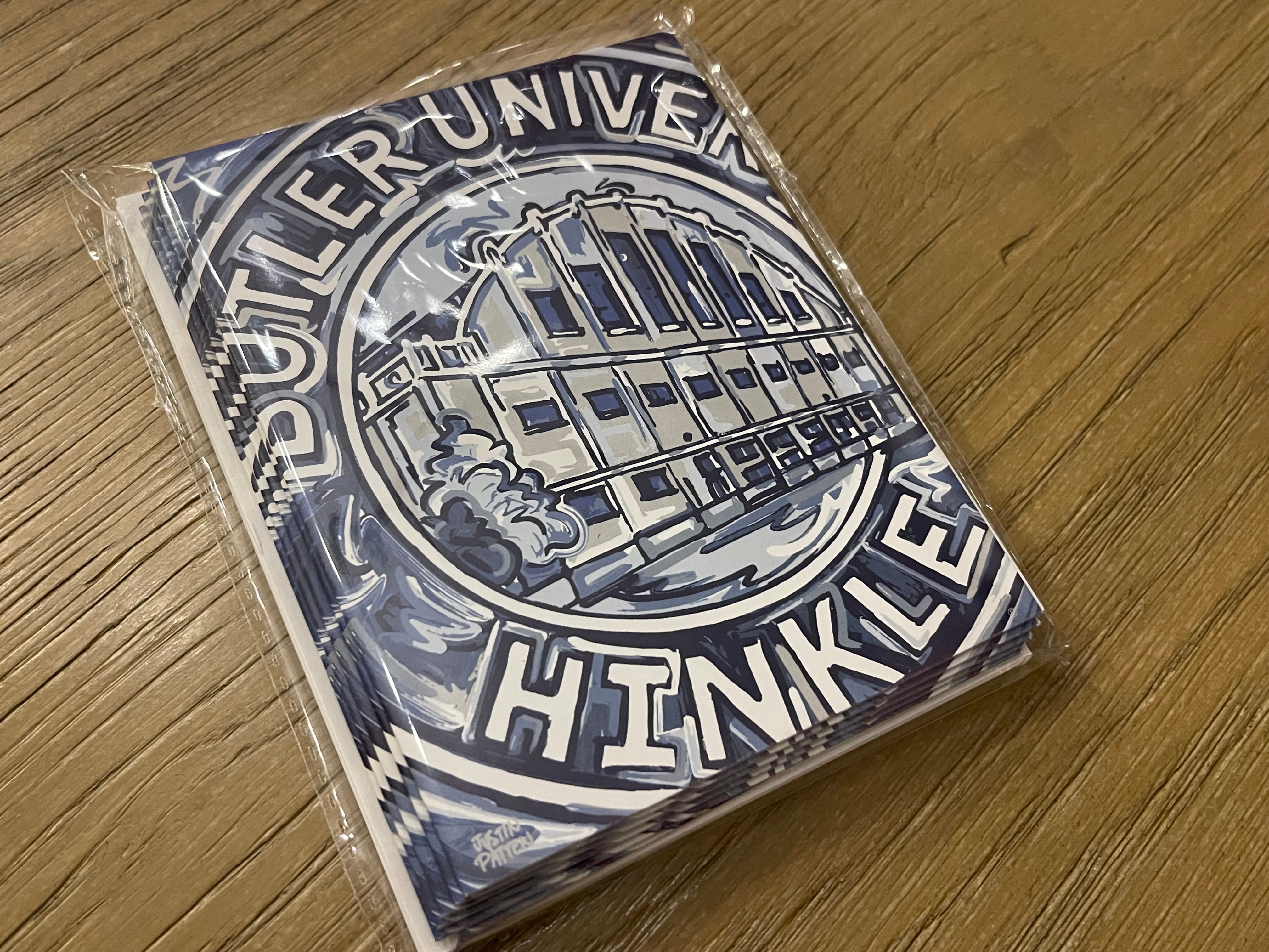 Butler University Hinkle Fieldhouse Note Card Set of 6 by Justin Patten
