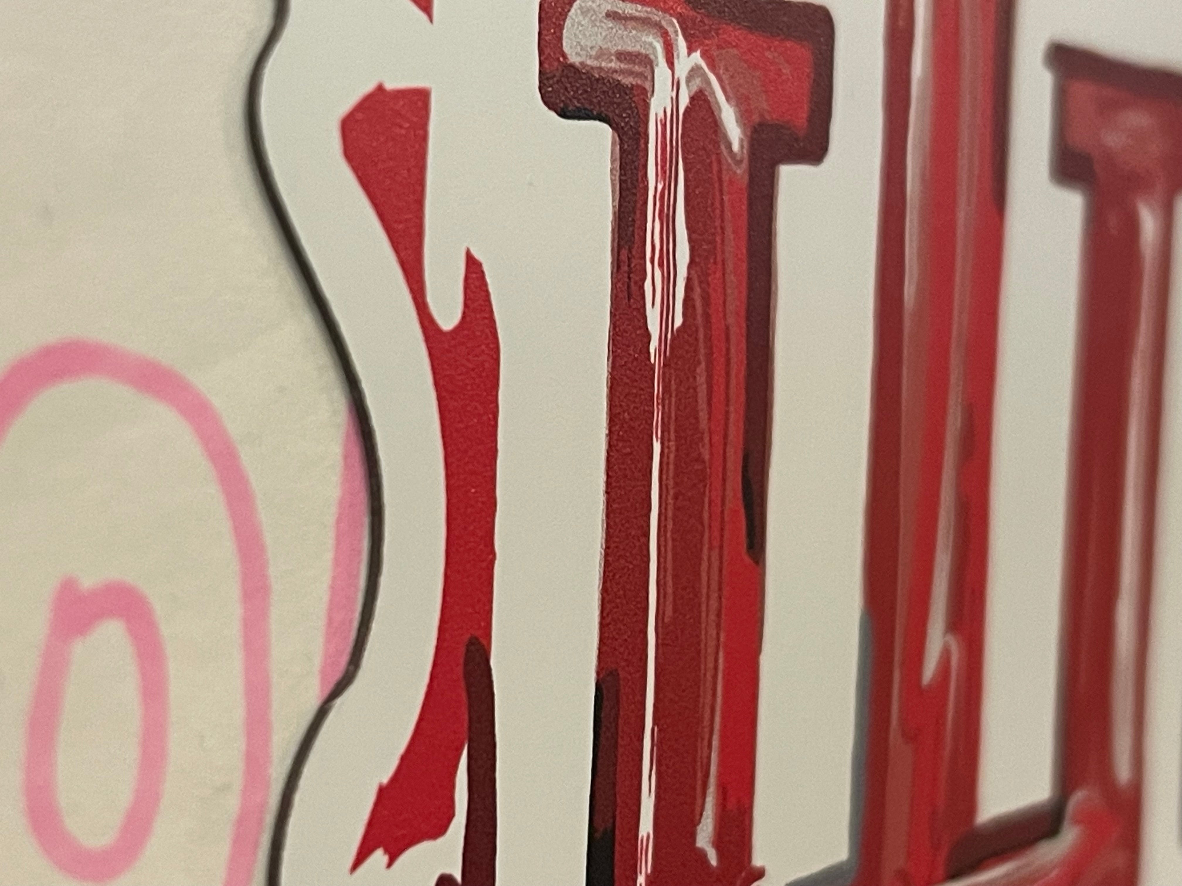 Indiana University IU Trident Magnet by Justin Patten (4"x6", Storm Striker Art, IU Bloomington)