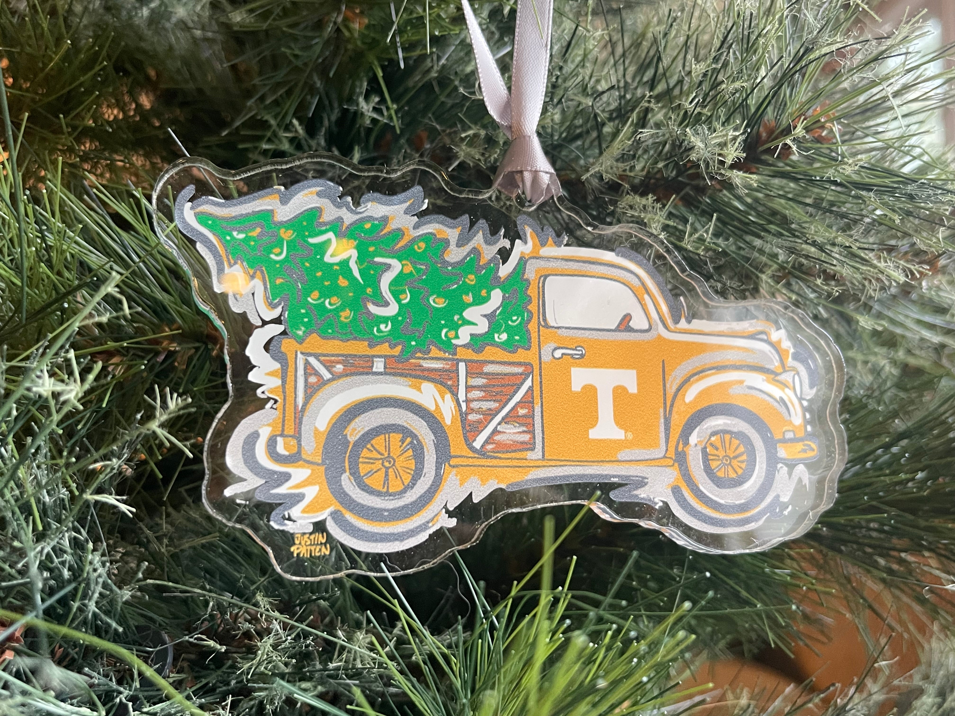 University of Tennessee Truck Ornament by Justin Patten