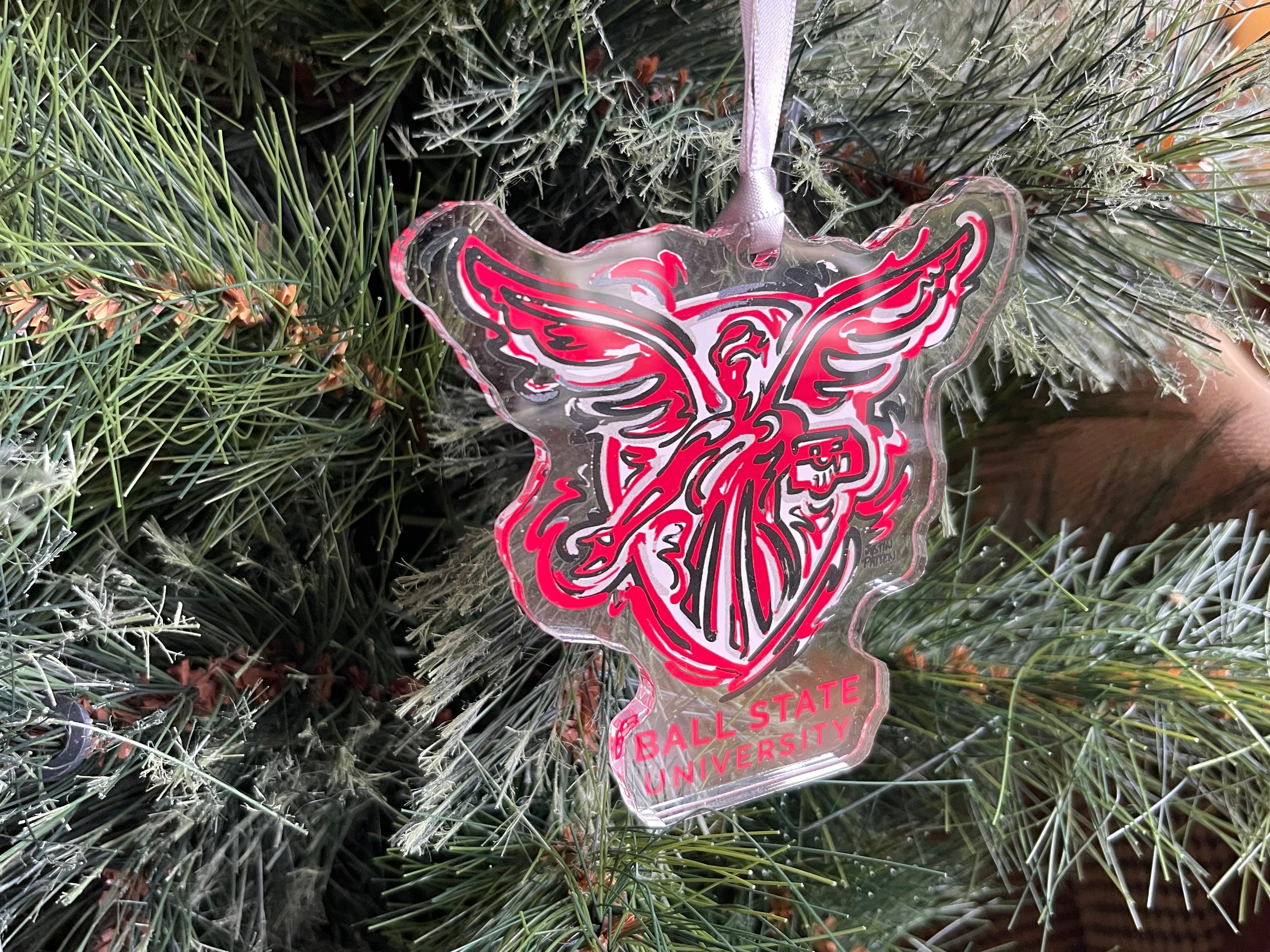 Ball State University Benny Ornament by Justin Patten