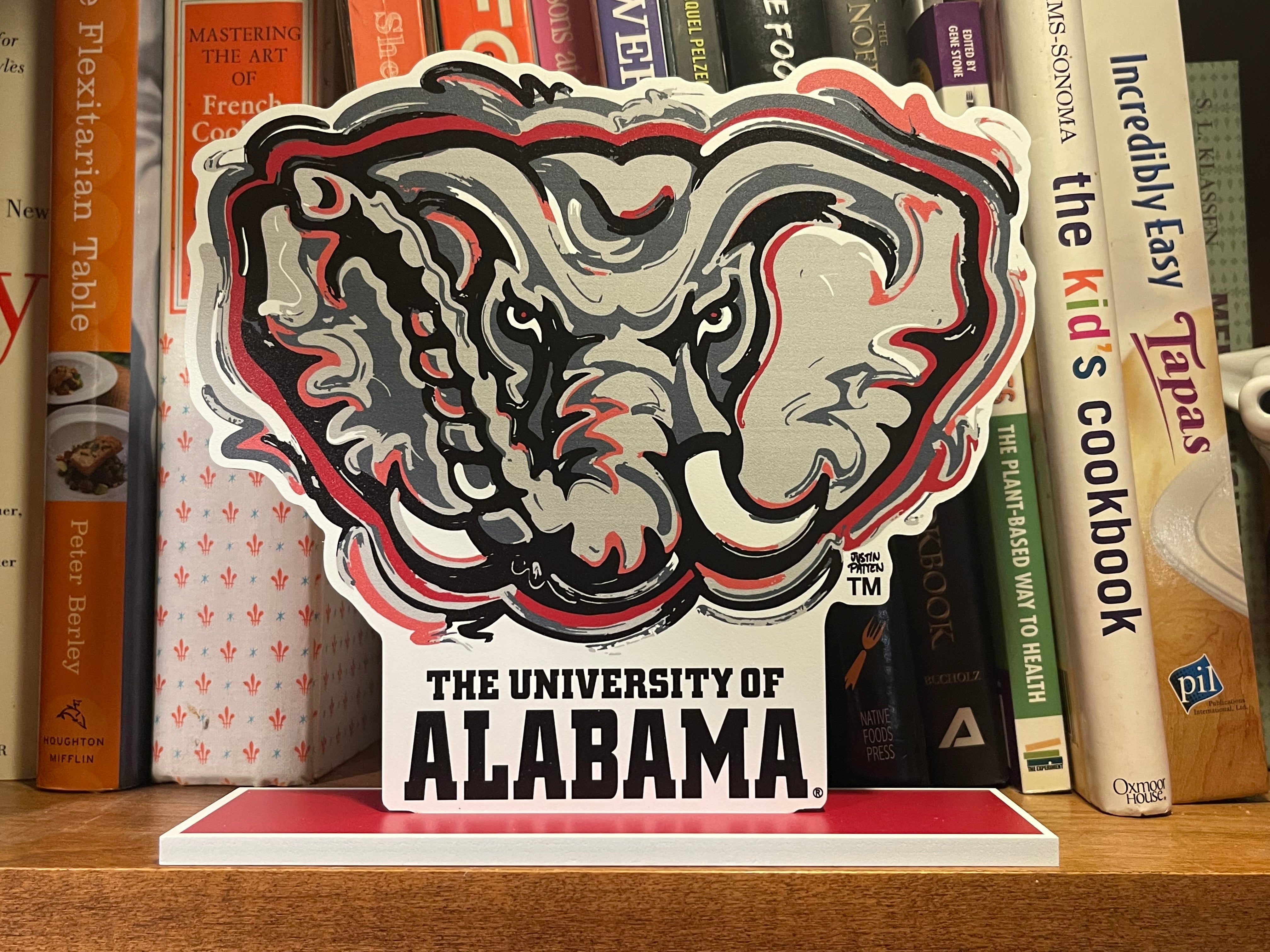 The University of Alabama Big Al Standee by Justin Patten