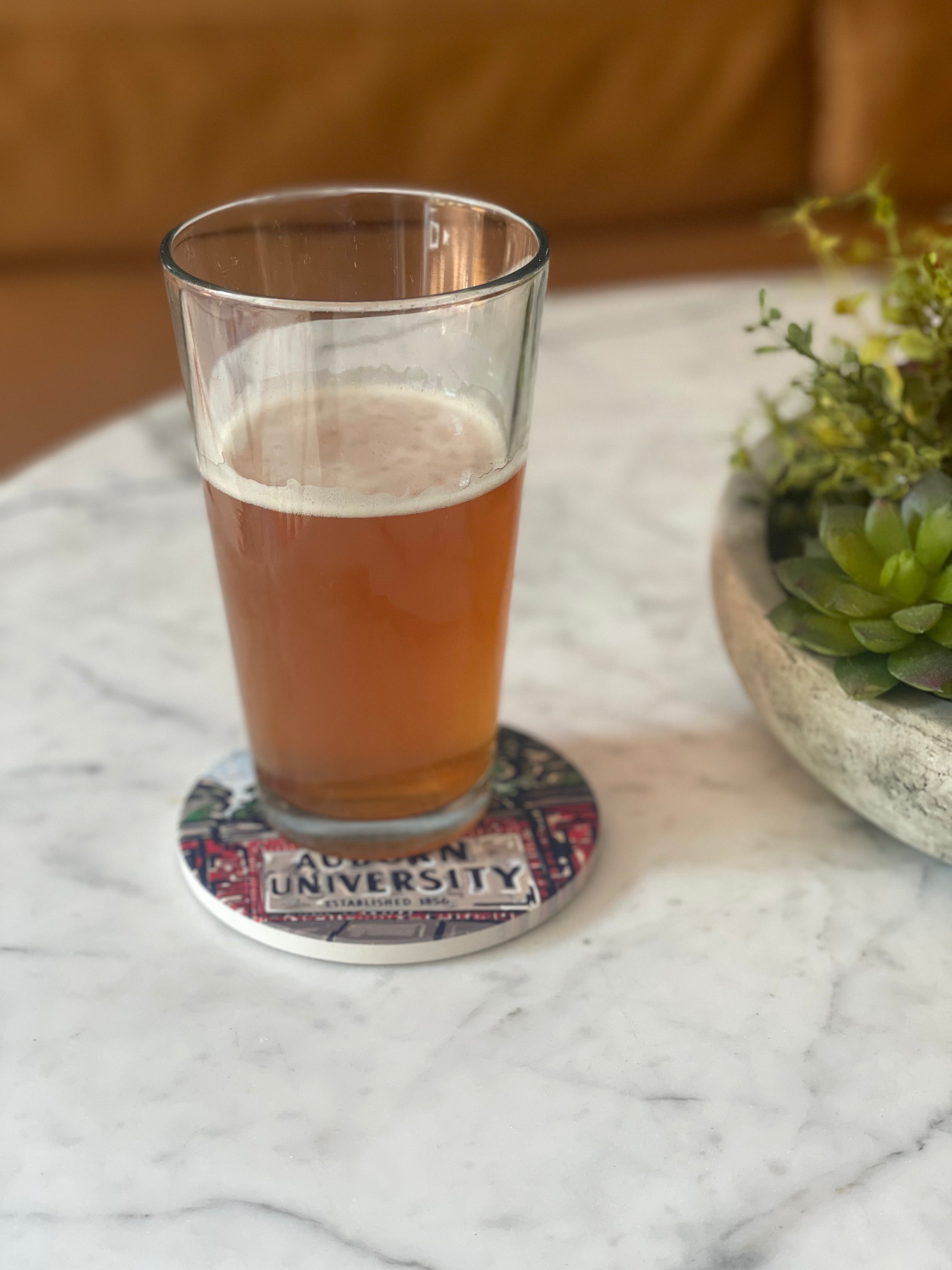 Auburn University Samford Hall Stone Coaster by Justin Patten