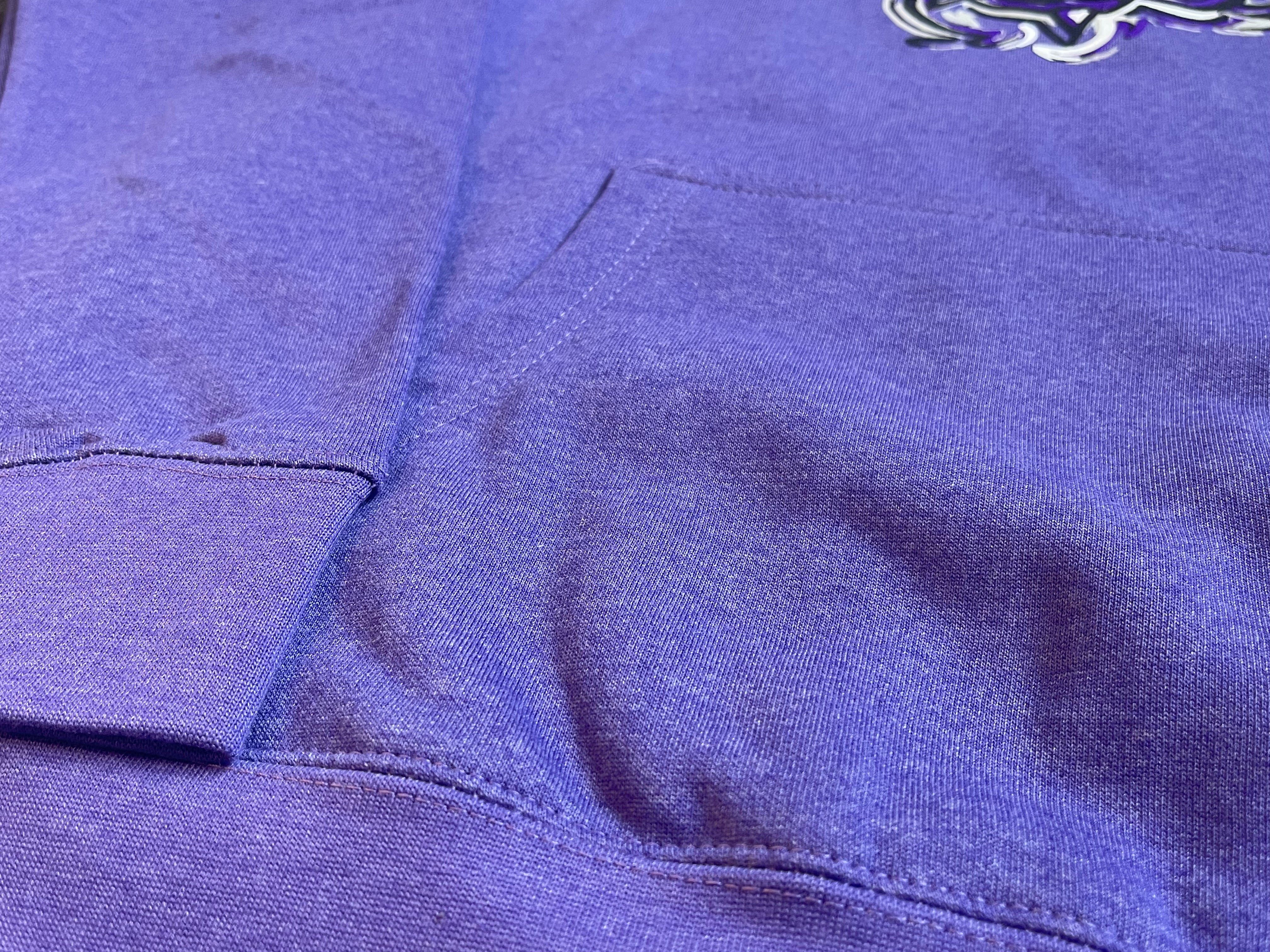 Brownsburg Indiana Bulldog Unisex Hoodie by Justin Patten (Purple Heather)