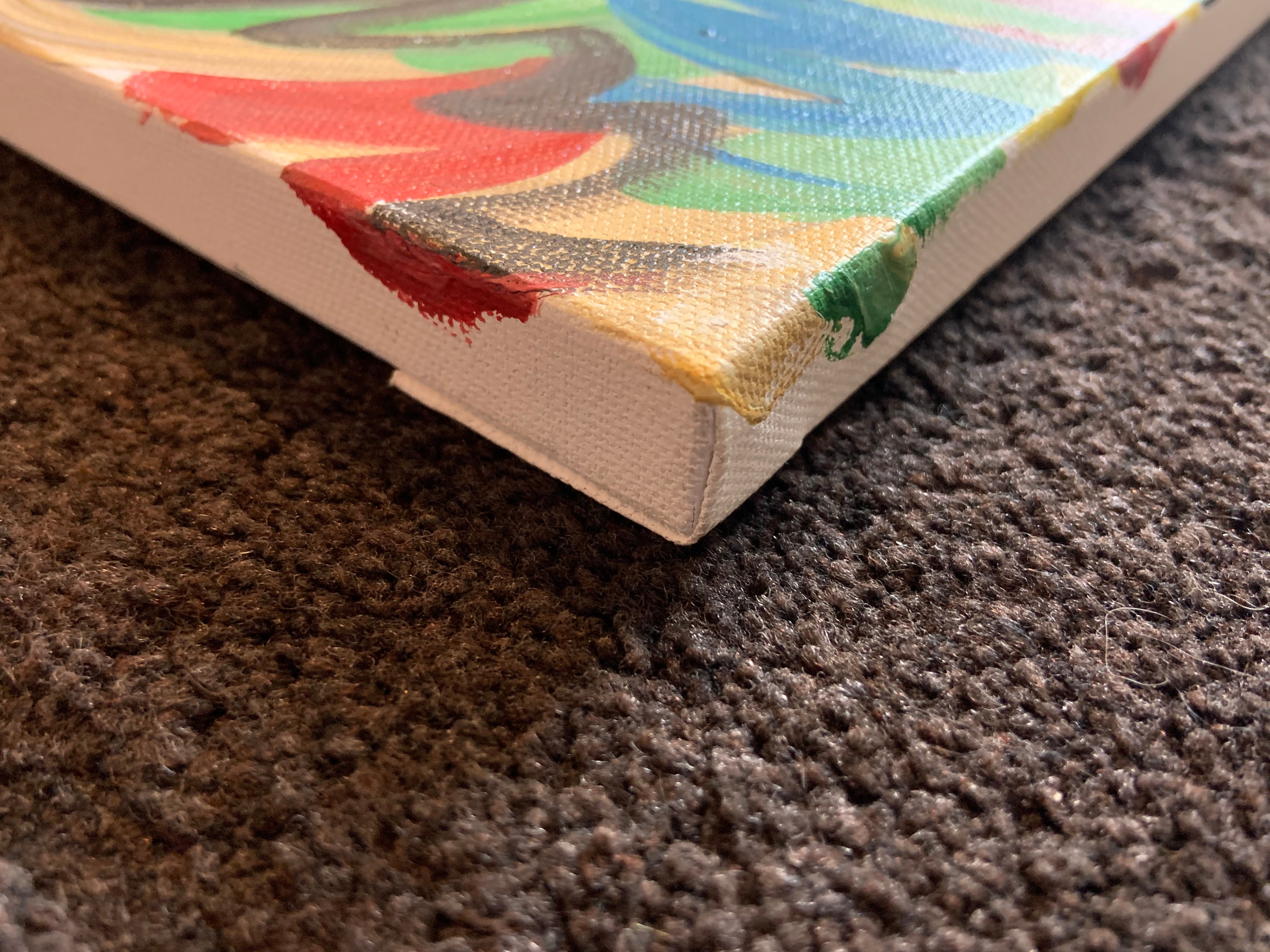 Custom Wing and Wheel Painting (30" x 24") by Justin Patten