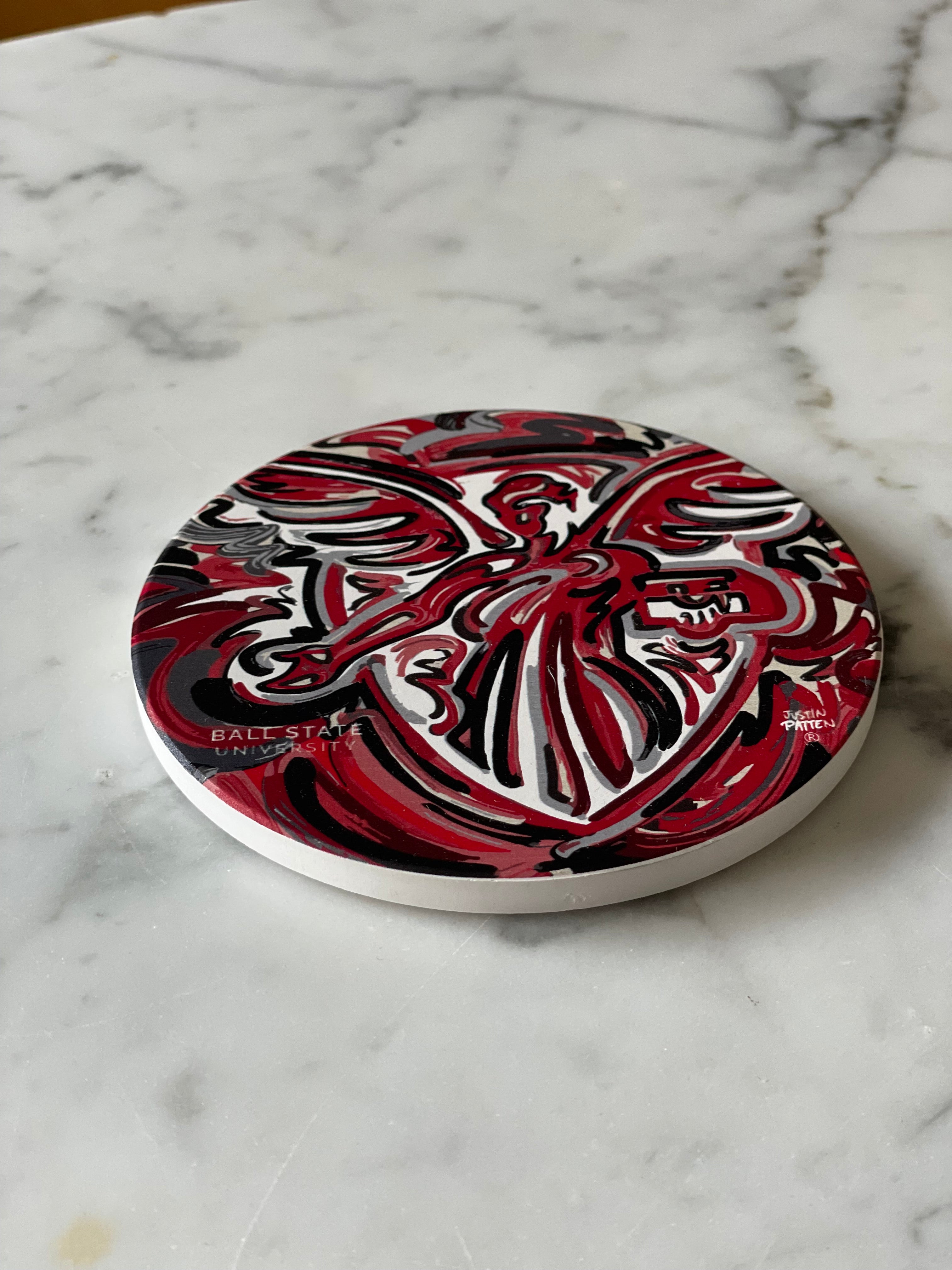 Ball State University Benny Stone Coaster by Justin Patten