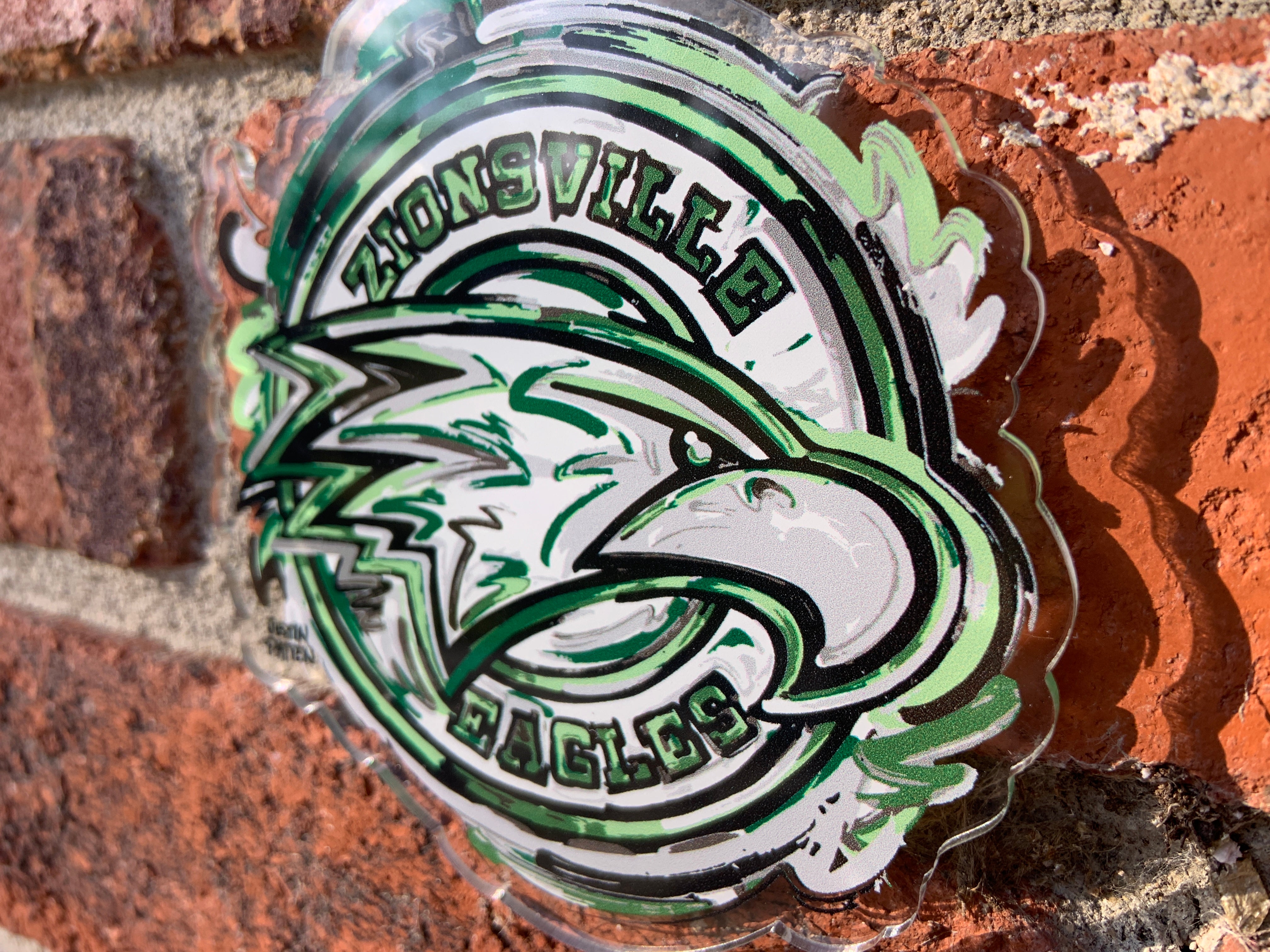 Zionsville Indiana Eagle Ornament by Justin Patten (3 Styles)