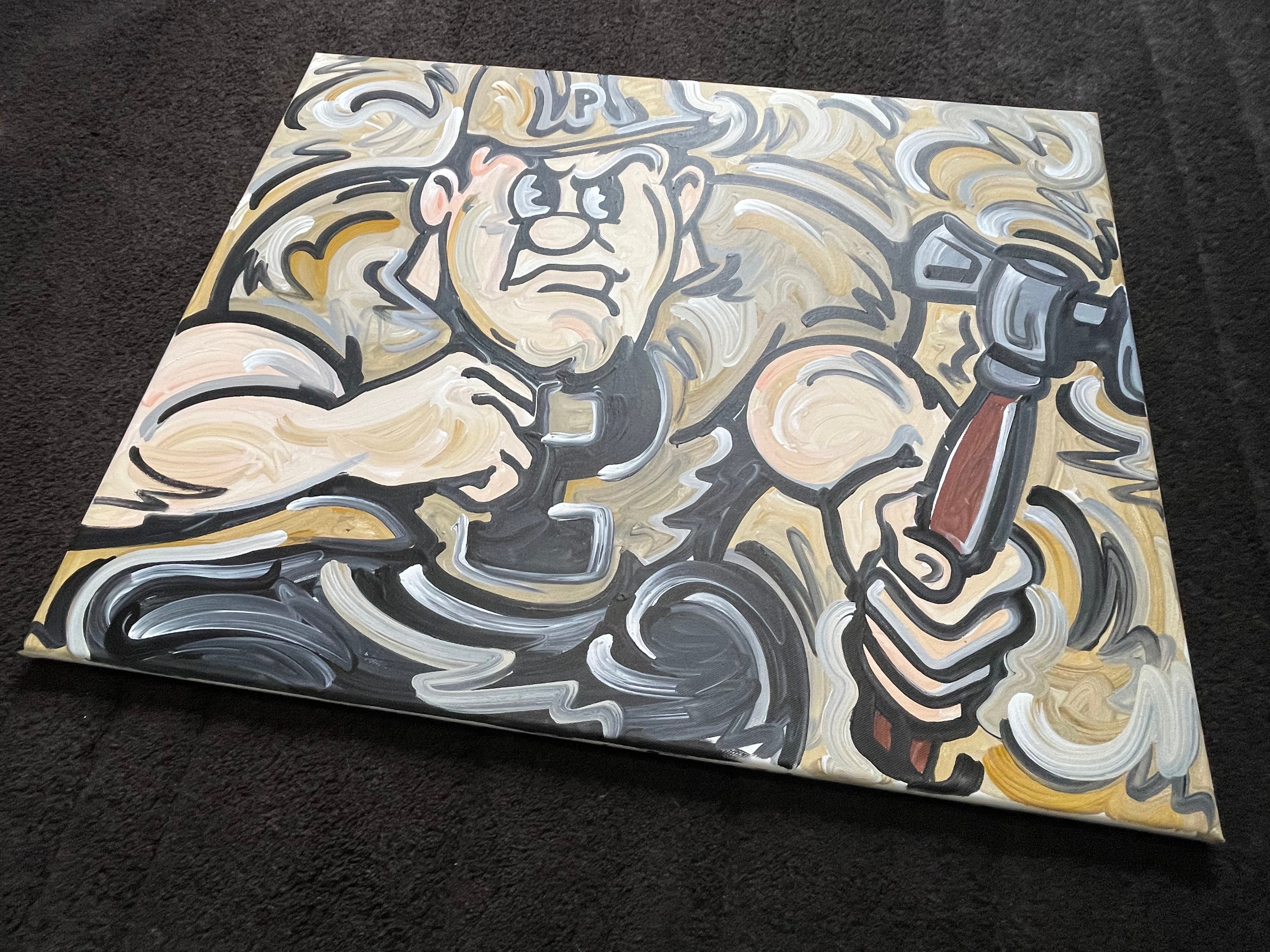 Purdue Pete Painting by Justin Patten 30x24 (Custom Painting)