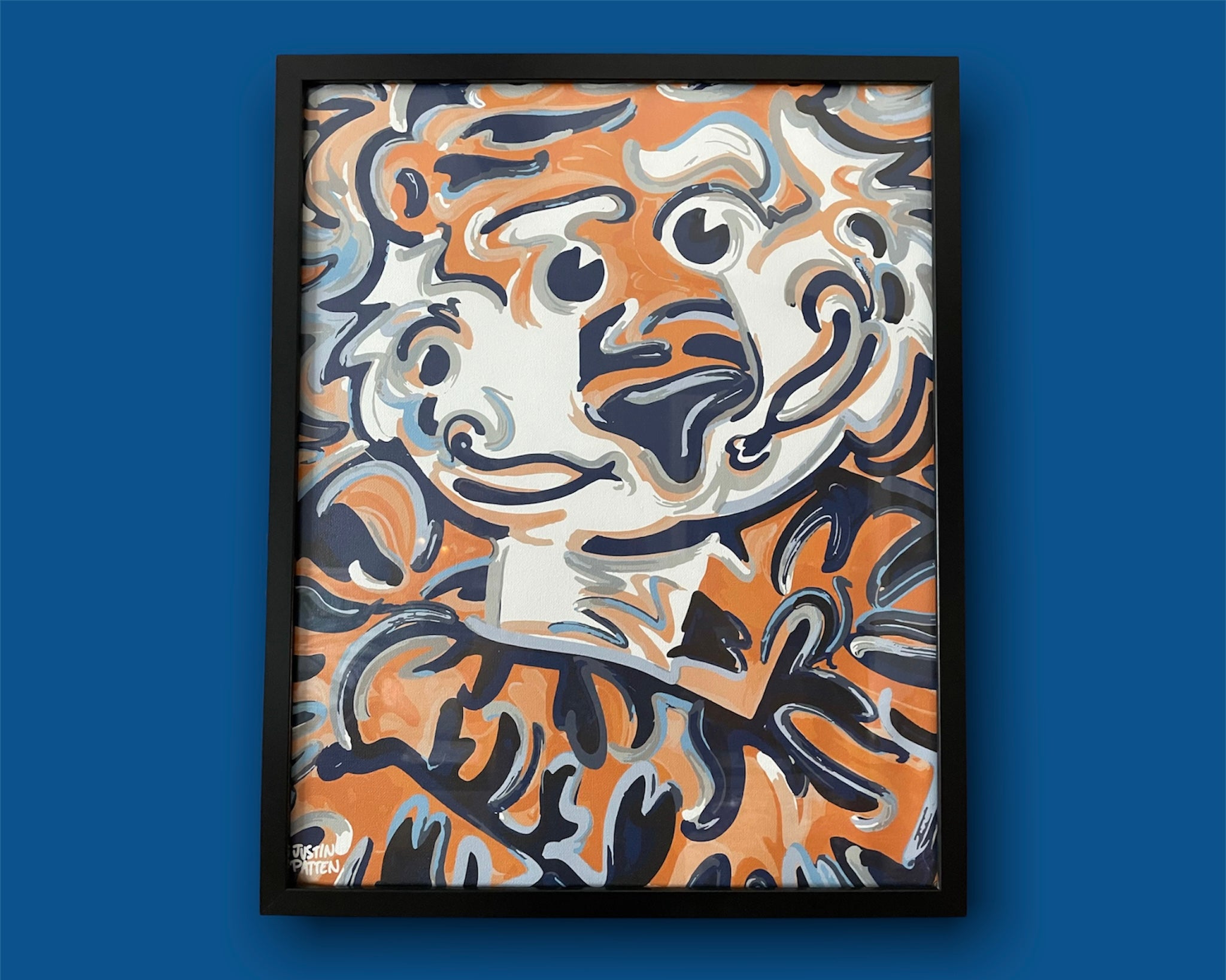 Auburn University 16"x 20" Aubie Print by Justin Patten