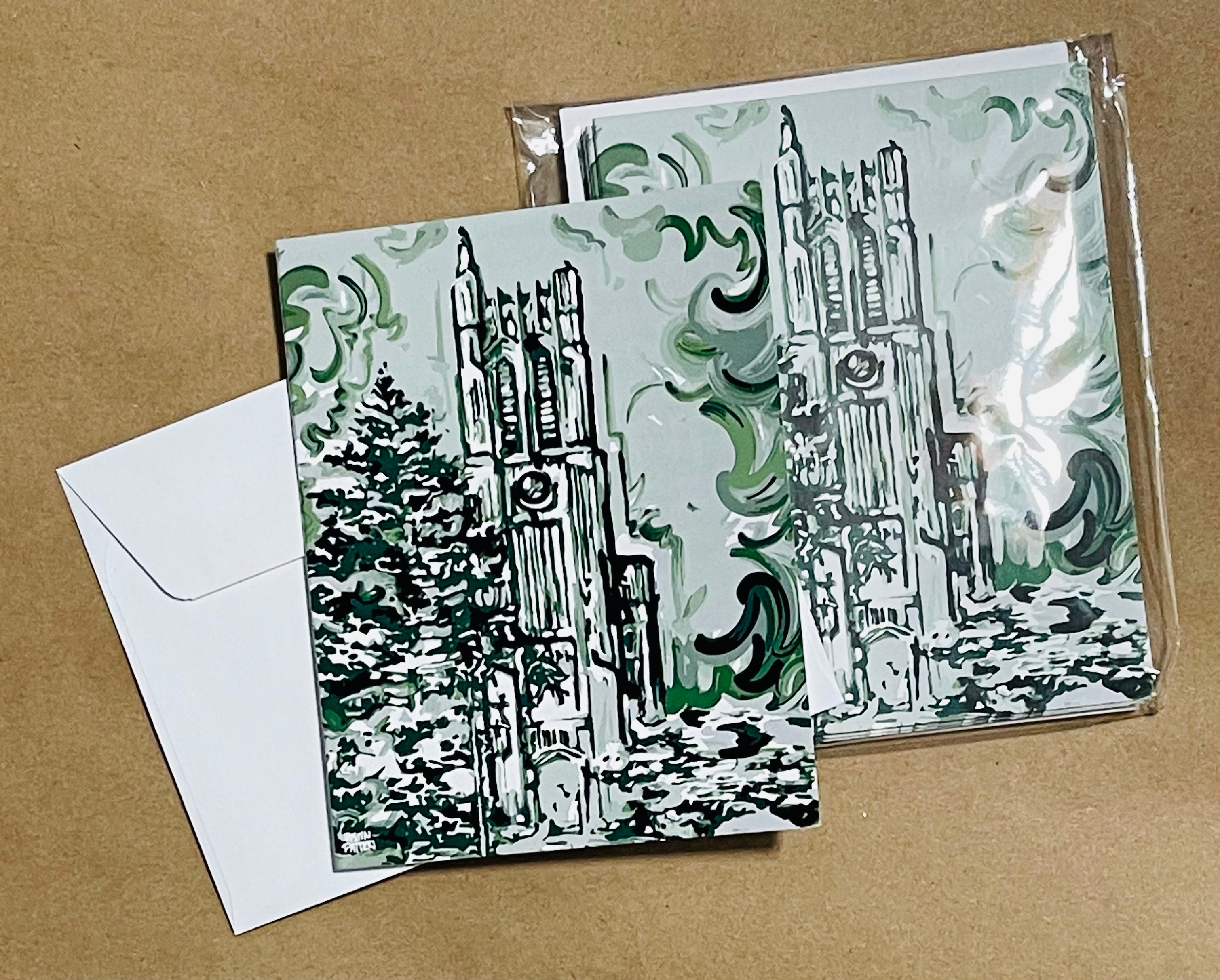 Michigan State University Note Card Set of 6 by Justin Patten