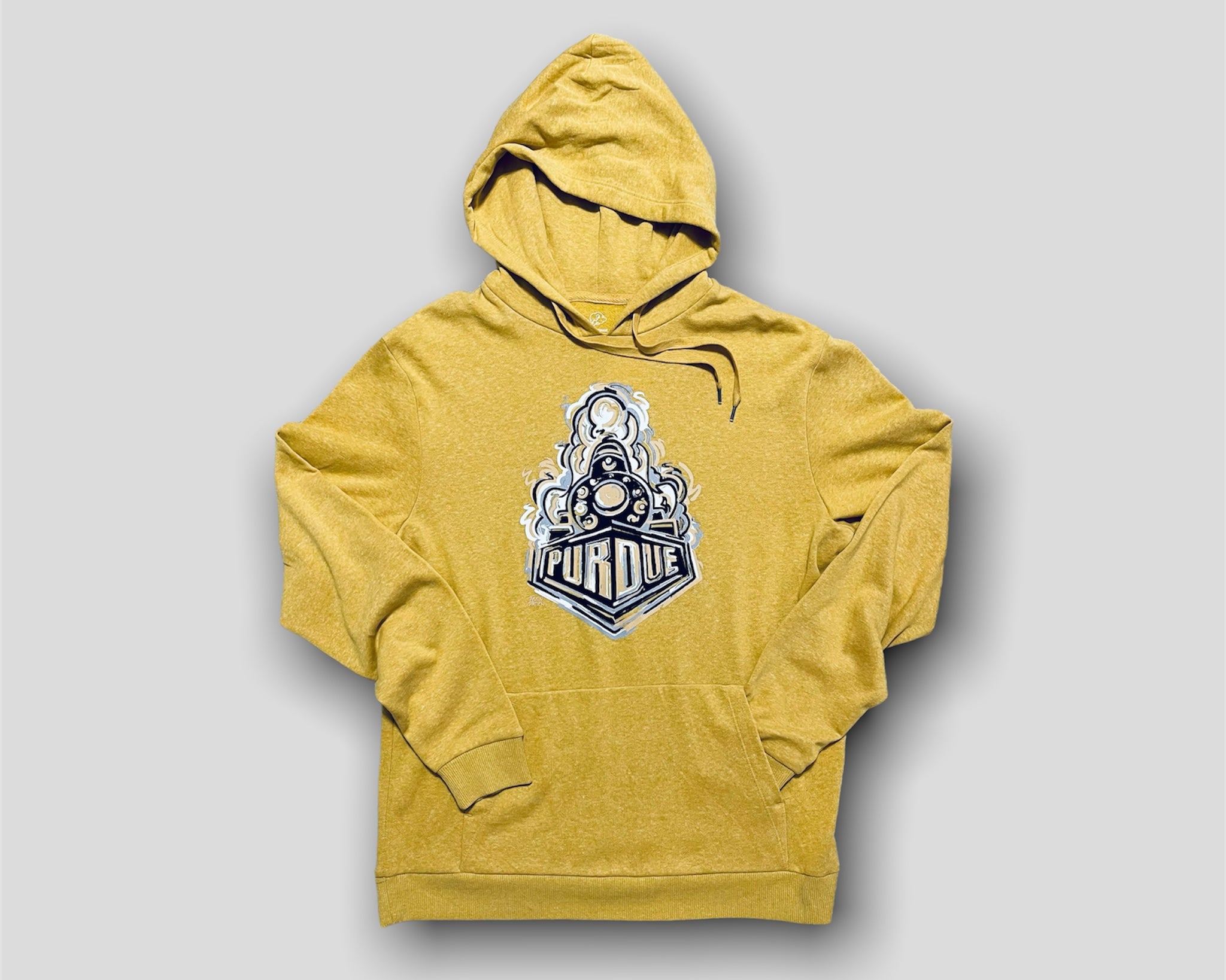 Purdue Boilermaker Special Unisex Fleece Hoodie by Justin Patten (2 Colors)