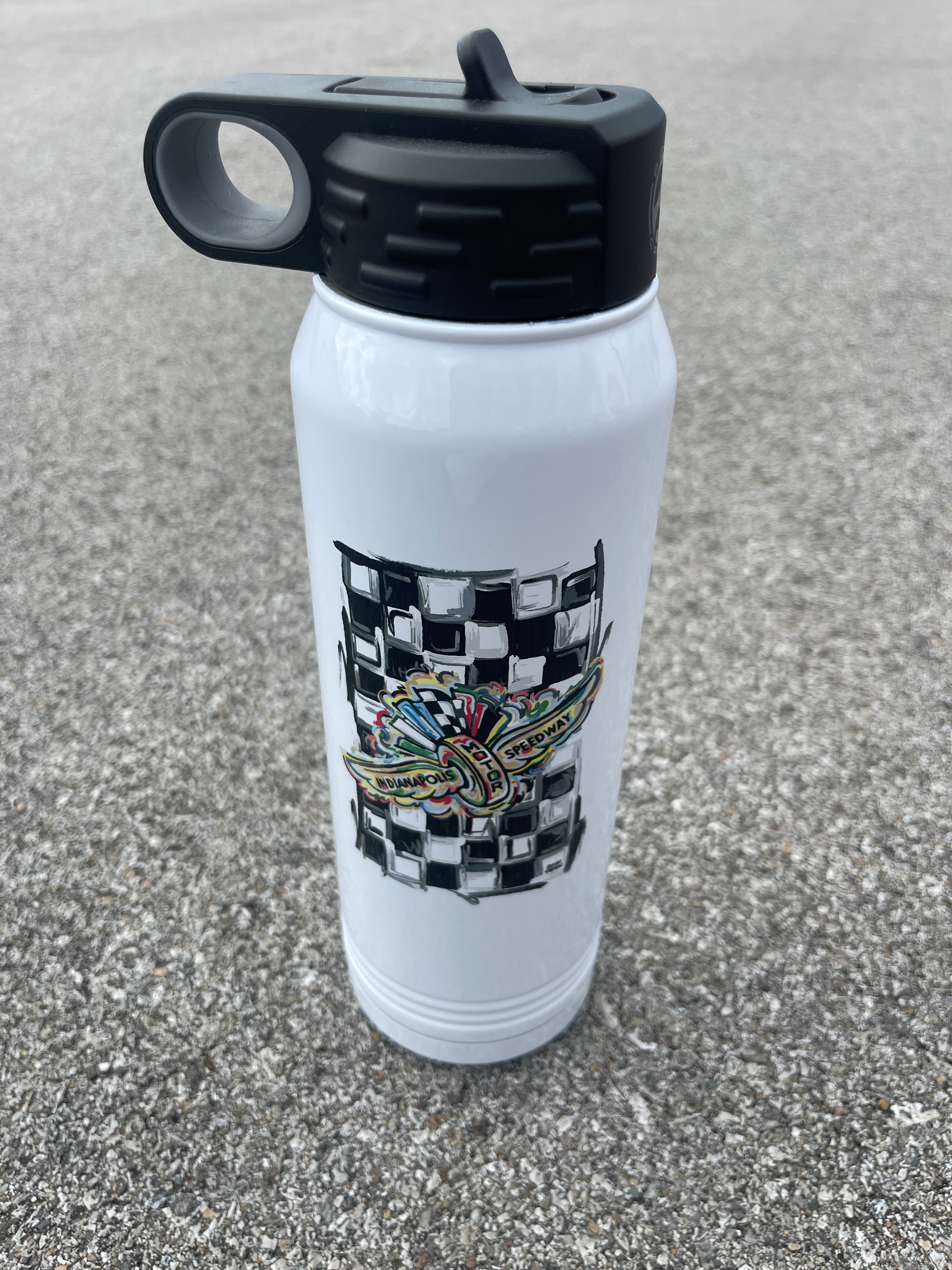 Indianapolis Motor Speedway Water Bottle by Justin Patten