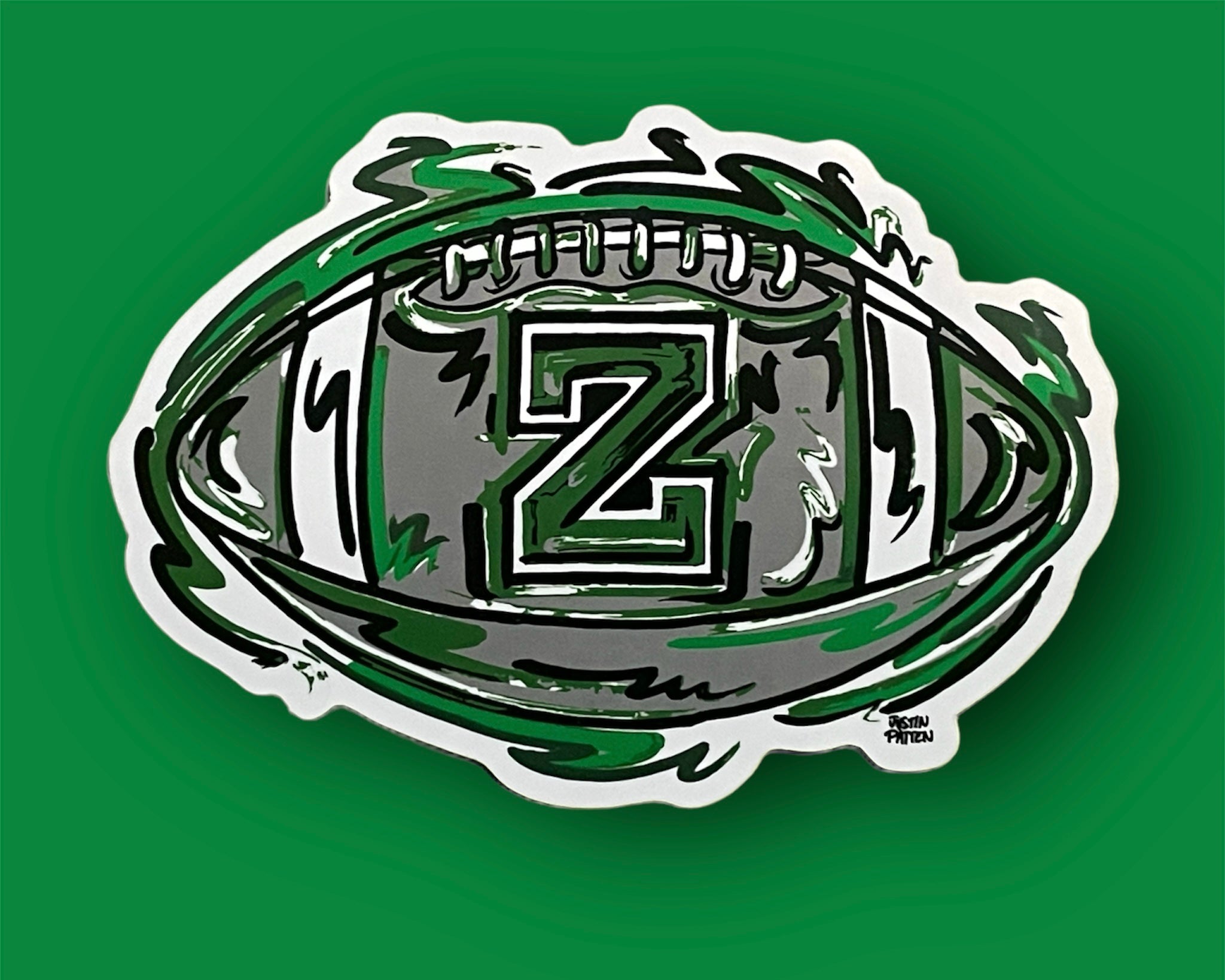 Zionsville Indiana Football Sticker by Justin Patten