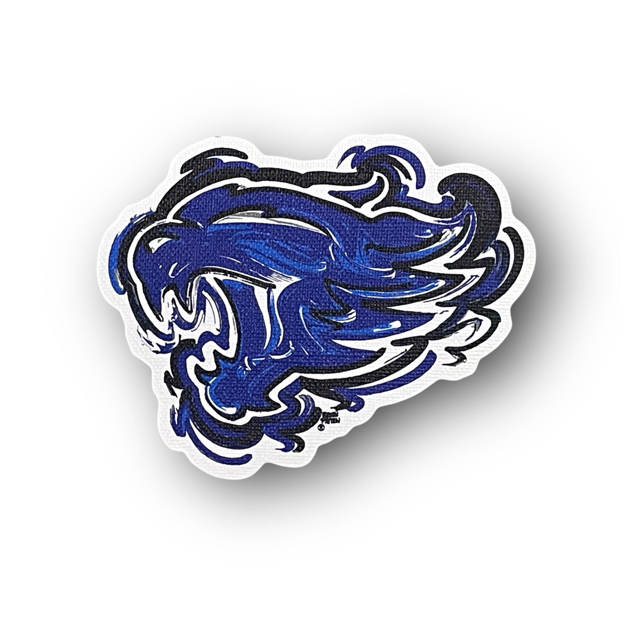 University of Kentucky Durable Sticker by Justin Patten