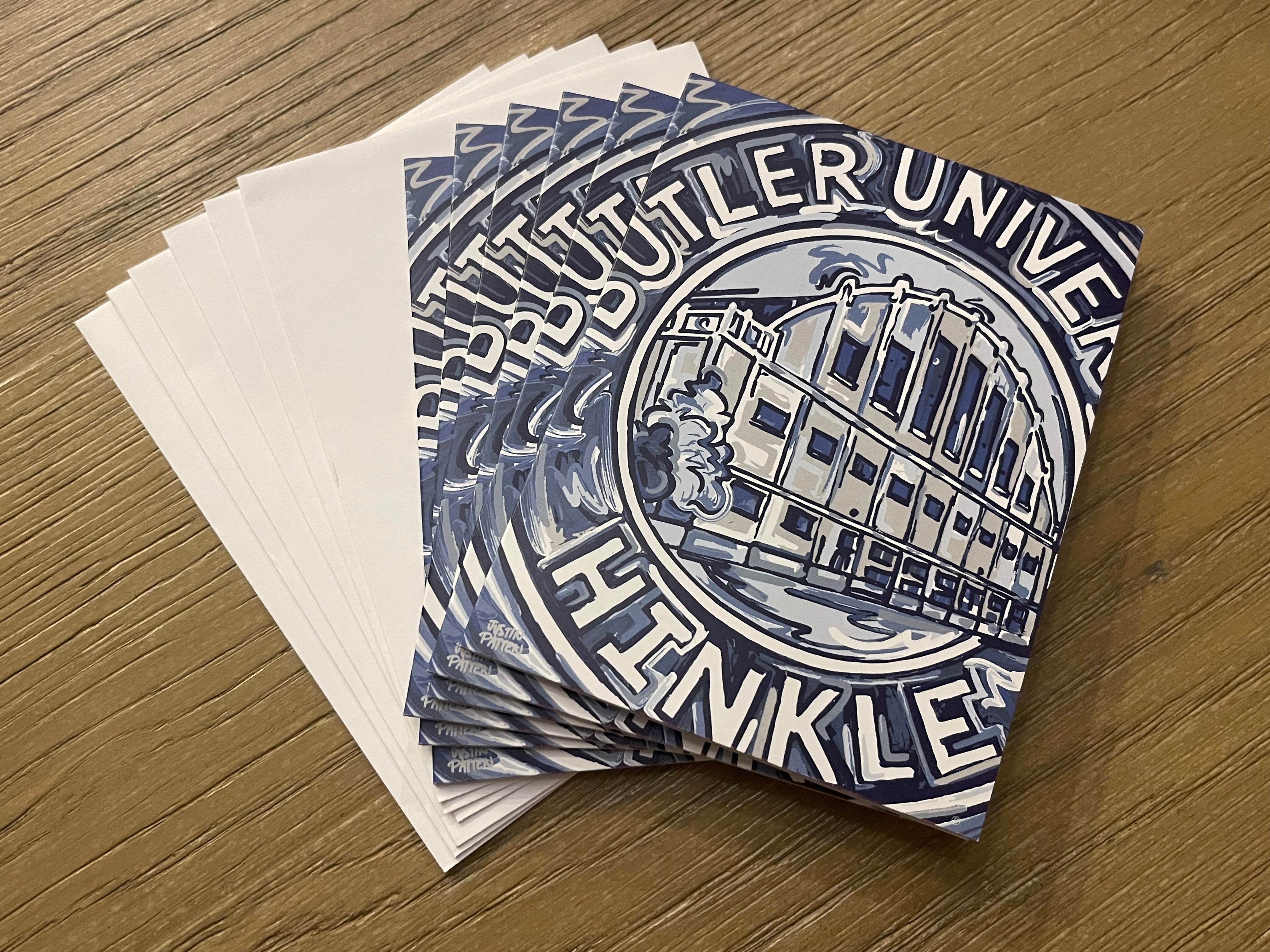 Butler University Hinkle Fieldhouse Note Card Set of 6 by Justin Patten