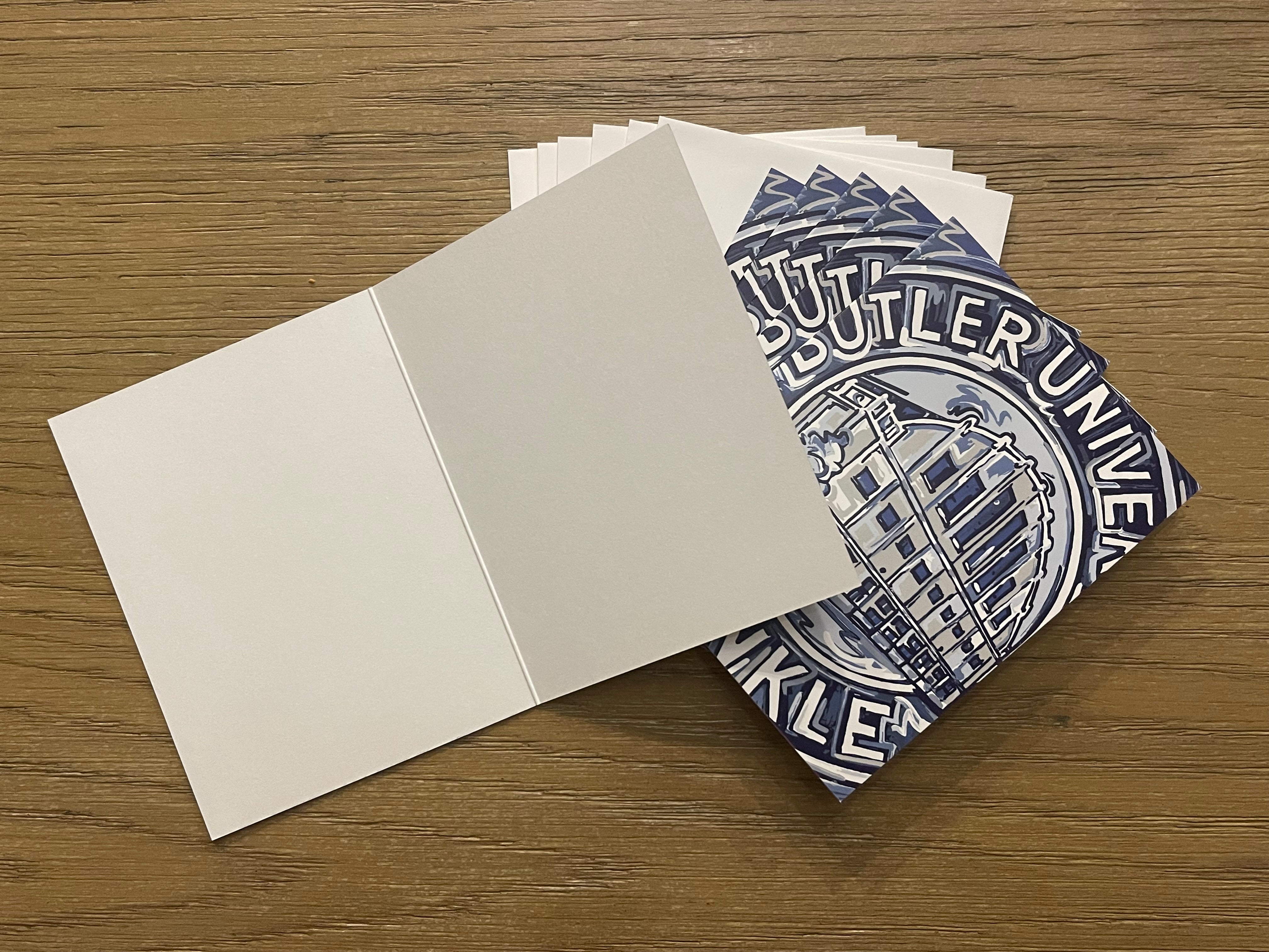 Butler University Hinkle Fieldhouse Note Card Set of 6 by Justin Patten