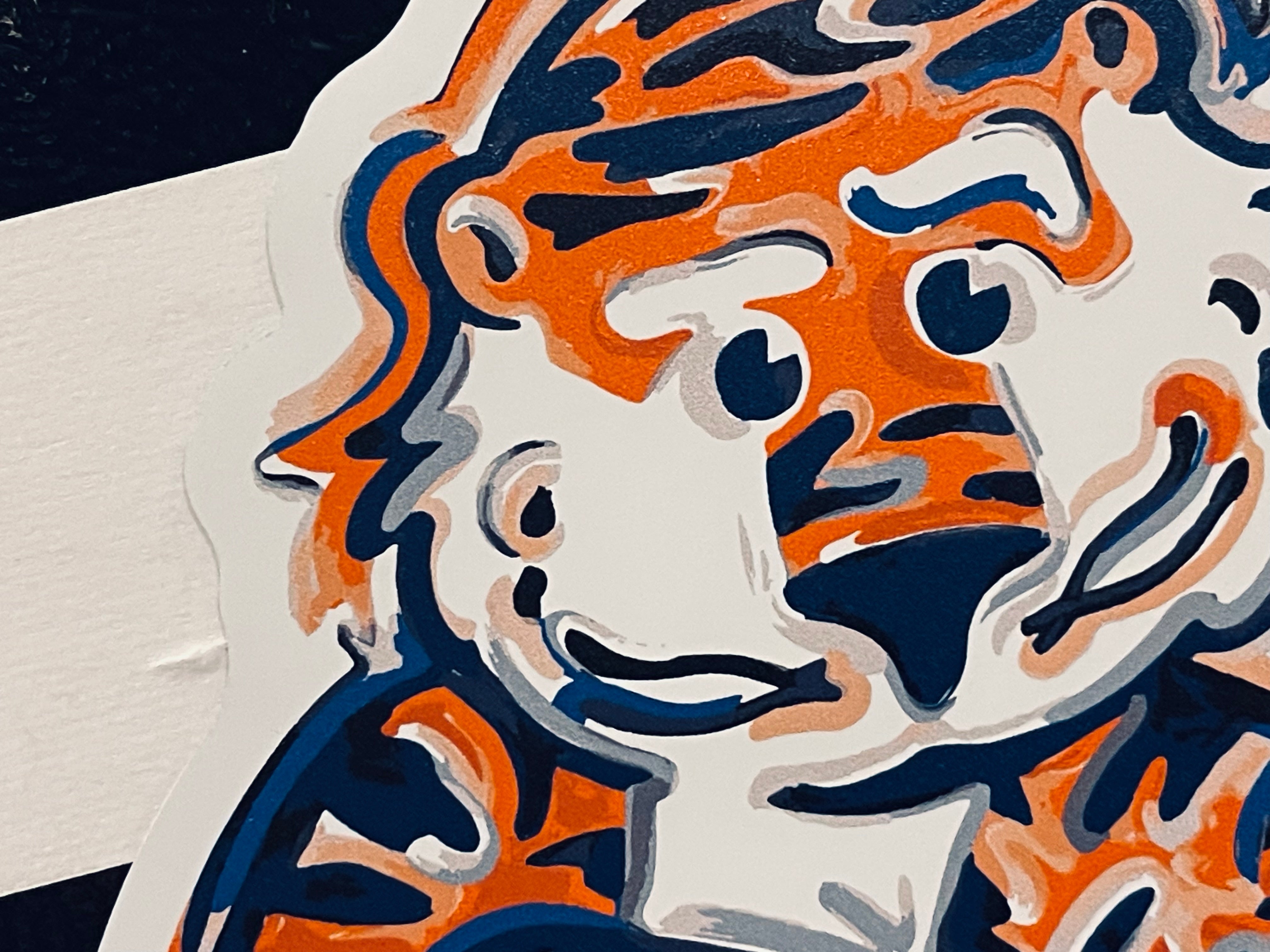 Auburn University Aubie Magnet by Justin Patten