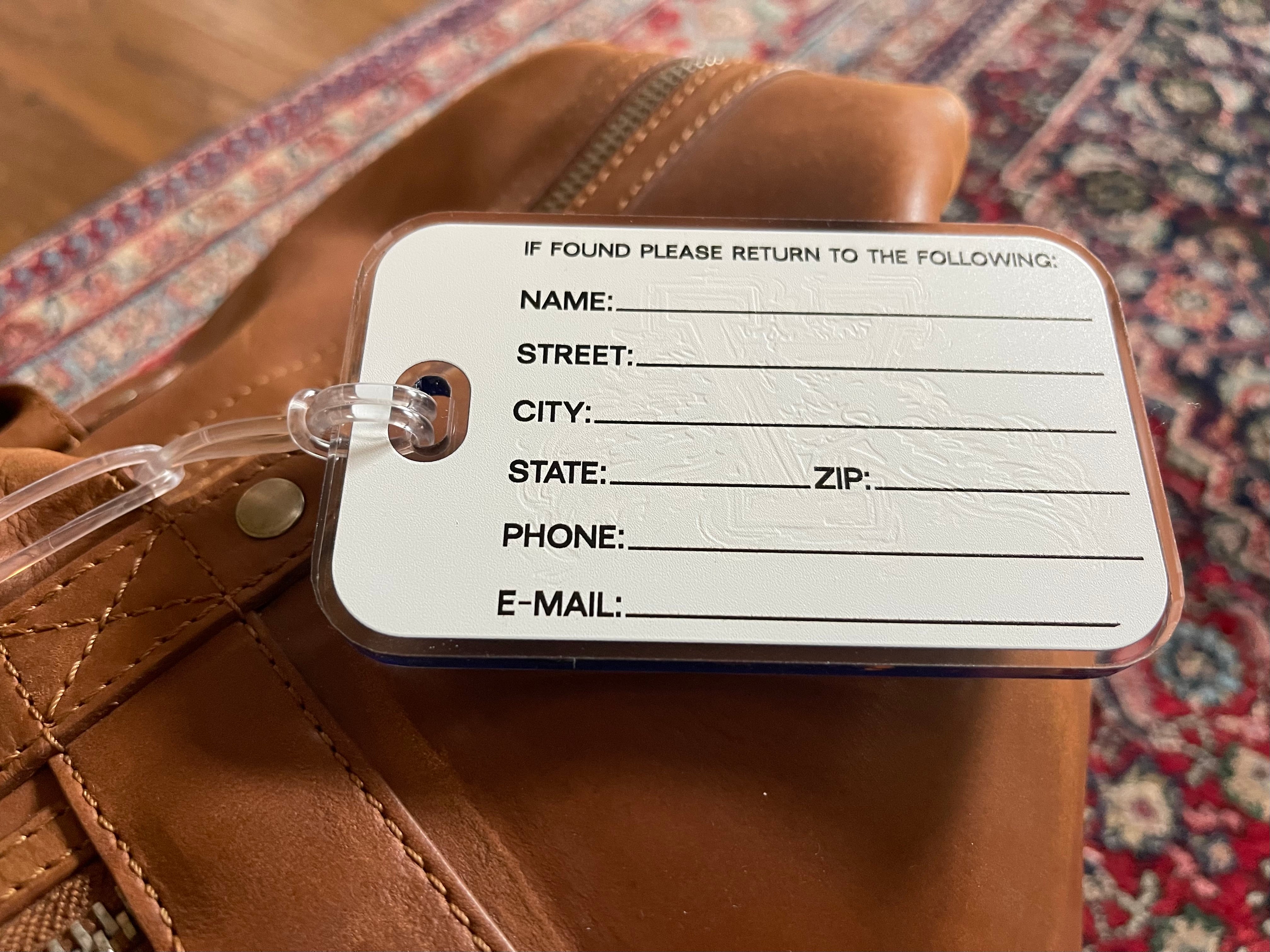 Auburn University Bag Tag  by Justin Patten