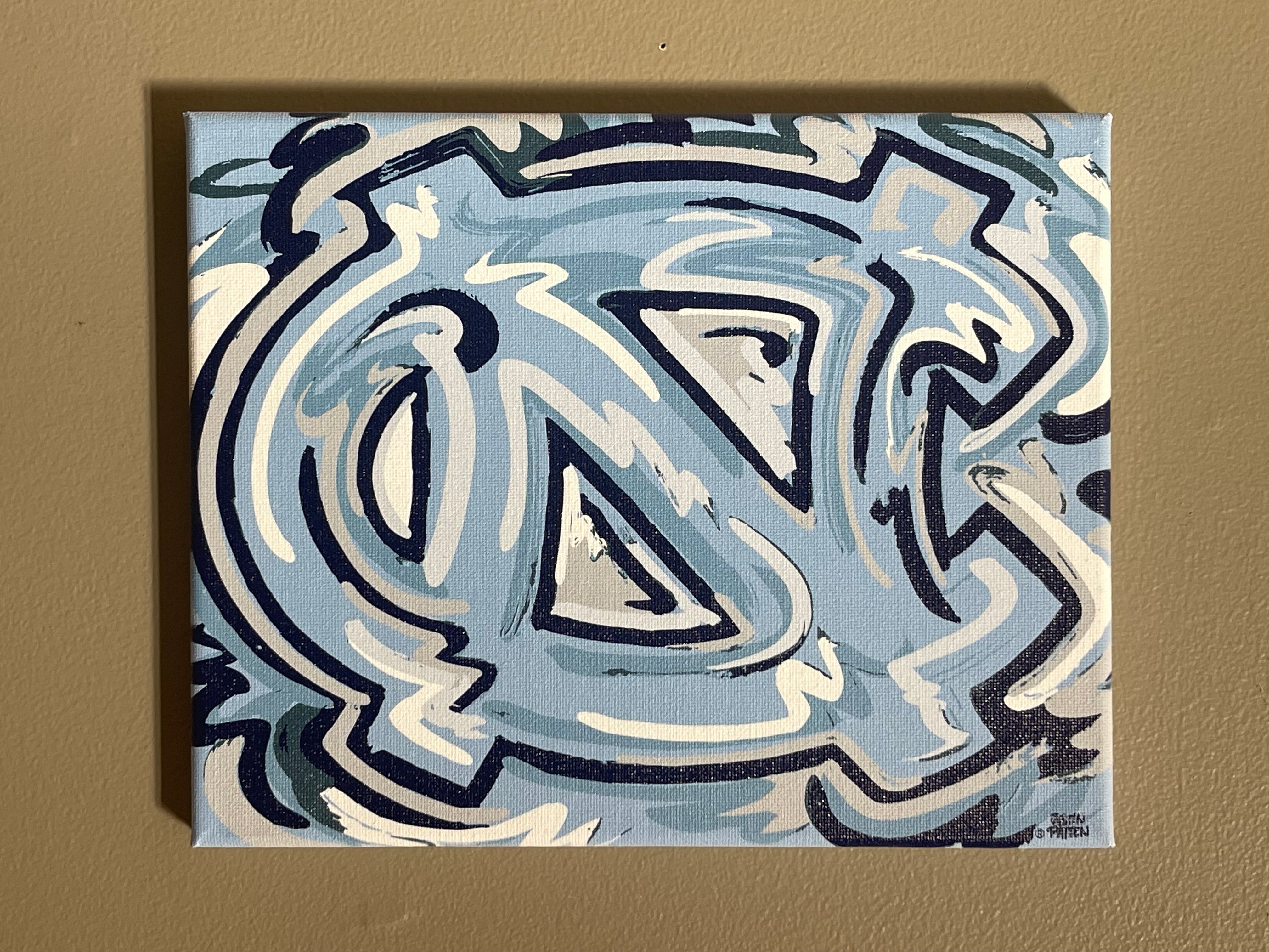 University of North Carolina 20" x 16" UNC Wrapped Canvas Print by Justin Patten