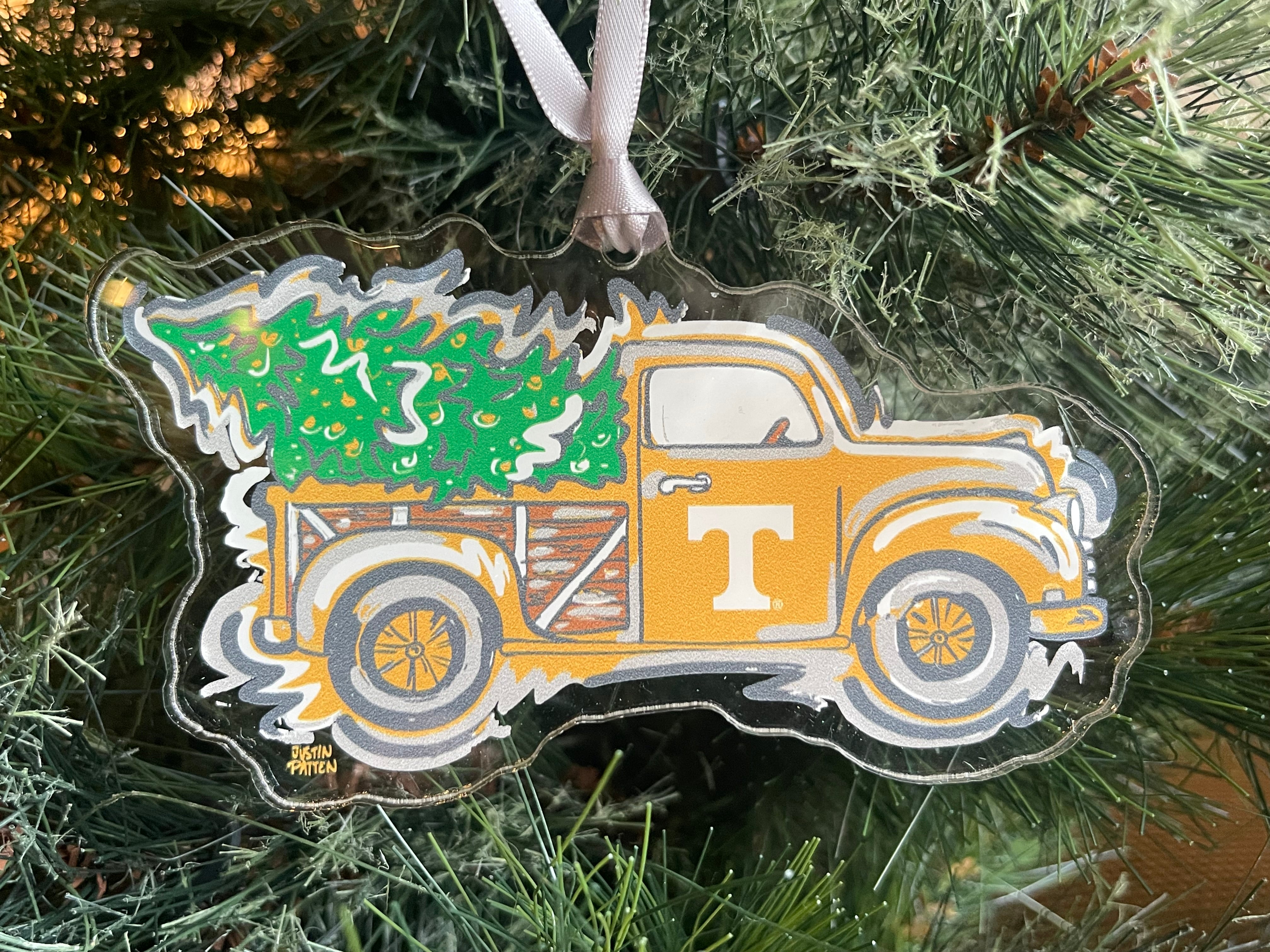 University of Tennessee Truck Ornament by Justin Patten