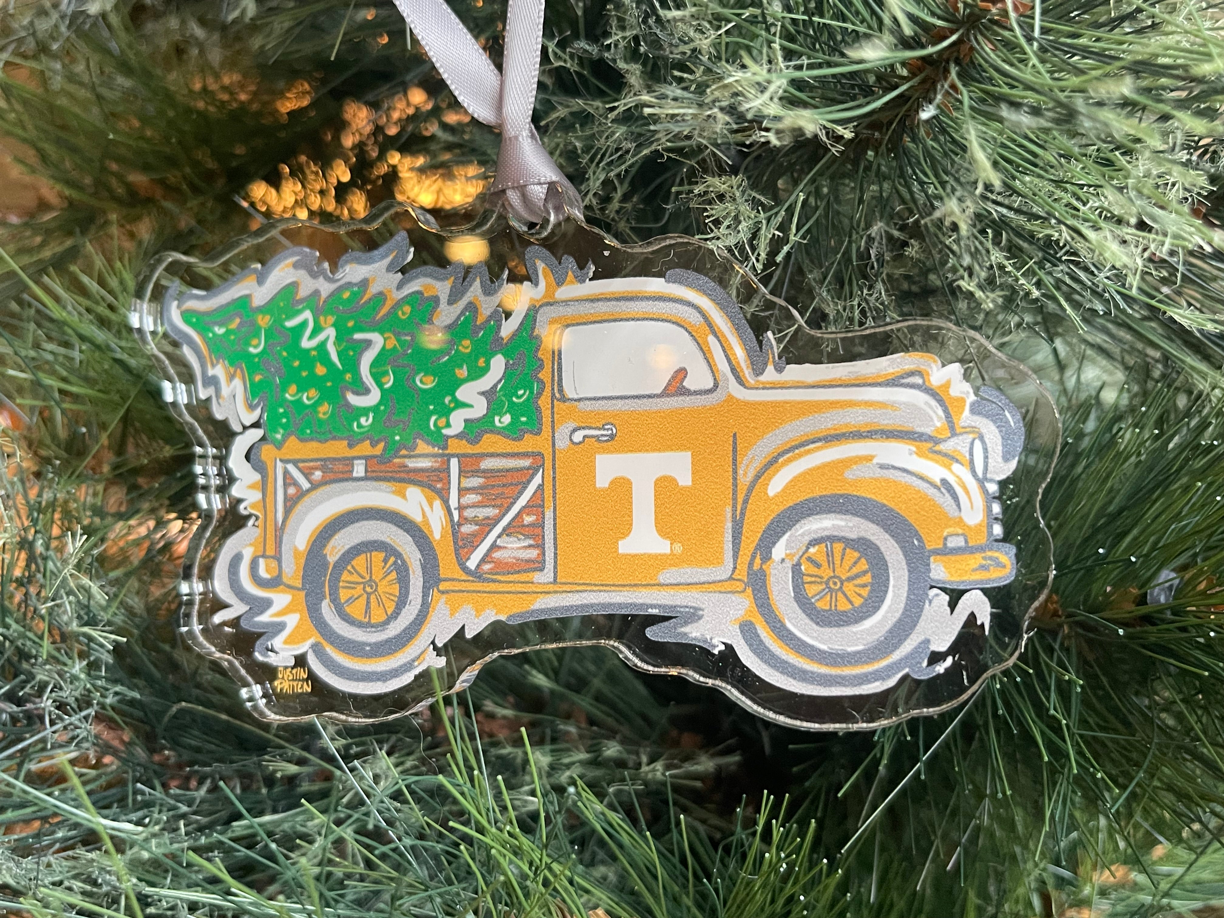 University of Tennessee Truck Ornament by Justin Patten