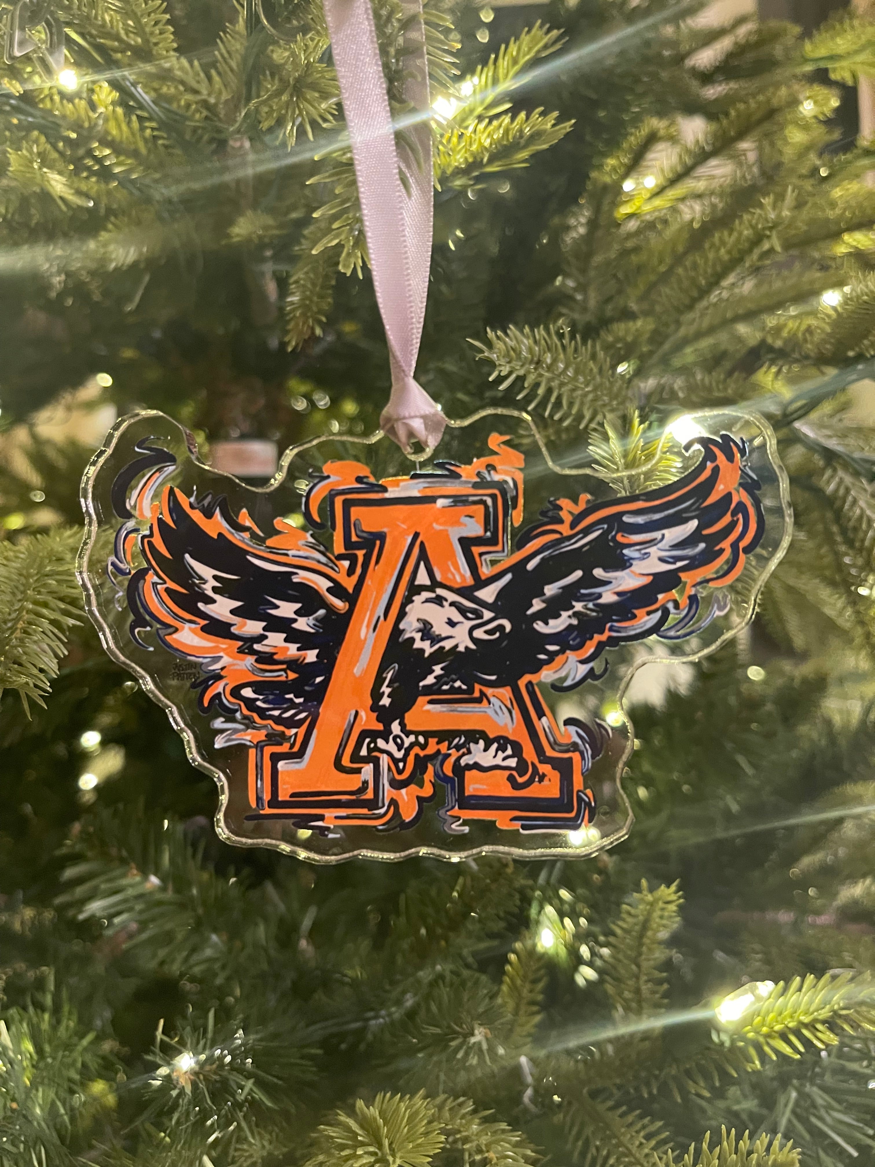 Auburn University War Eagle Ornament by Justin Patten