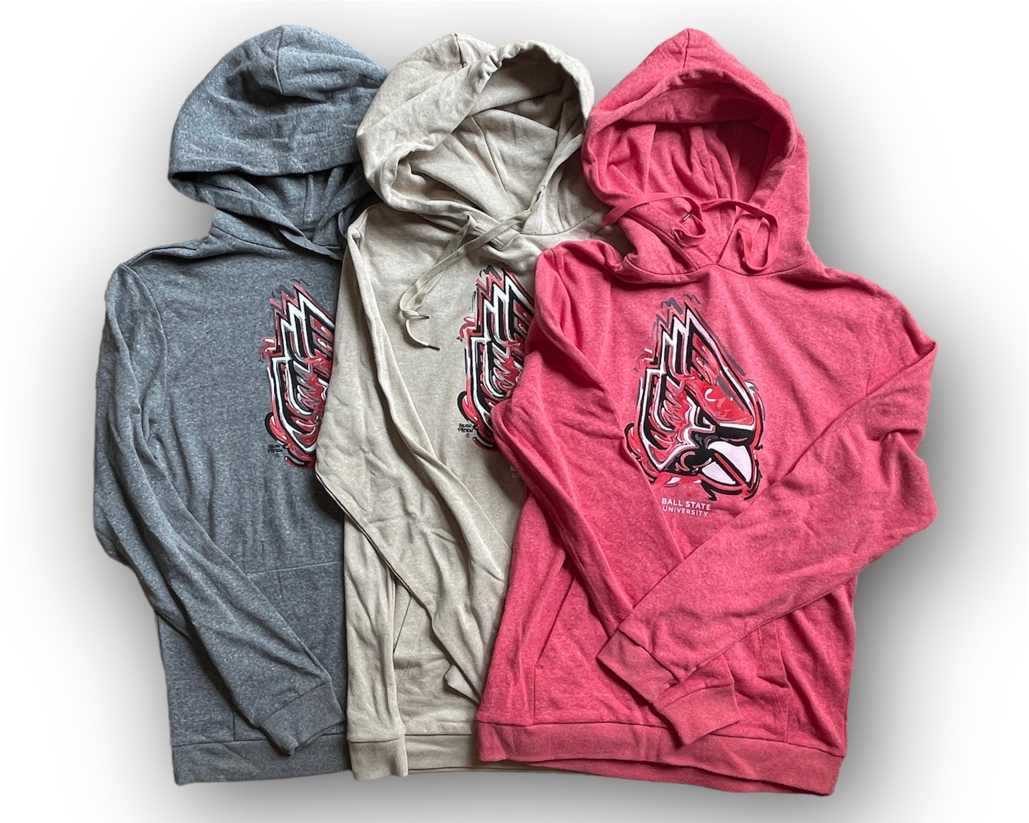 Ball State University Unisex Hoodie by Justin Patten (3 Colors)
