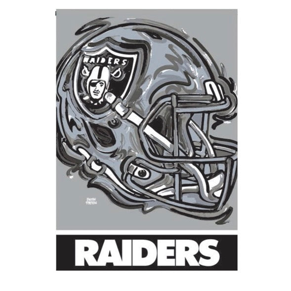 Las Vegas Raiders House Flag 29" x 43" by Justin Patten