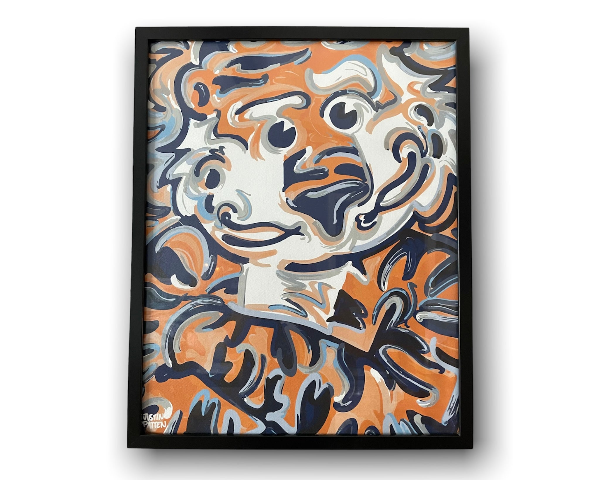Auburn University 16"x 20" Aubie Print by Justin Patten