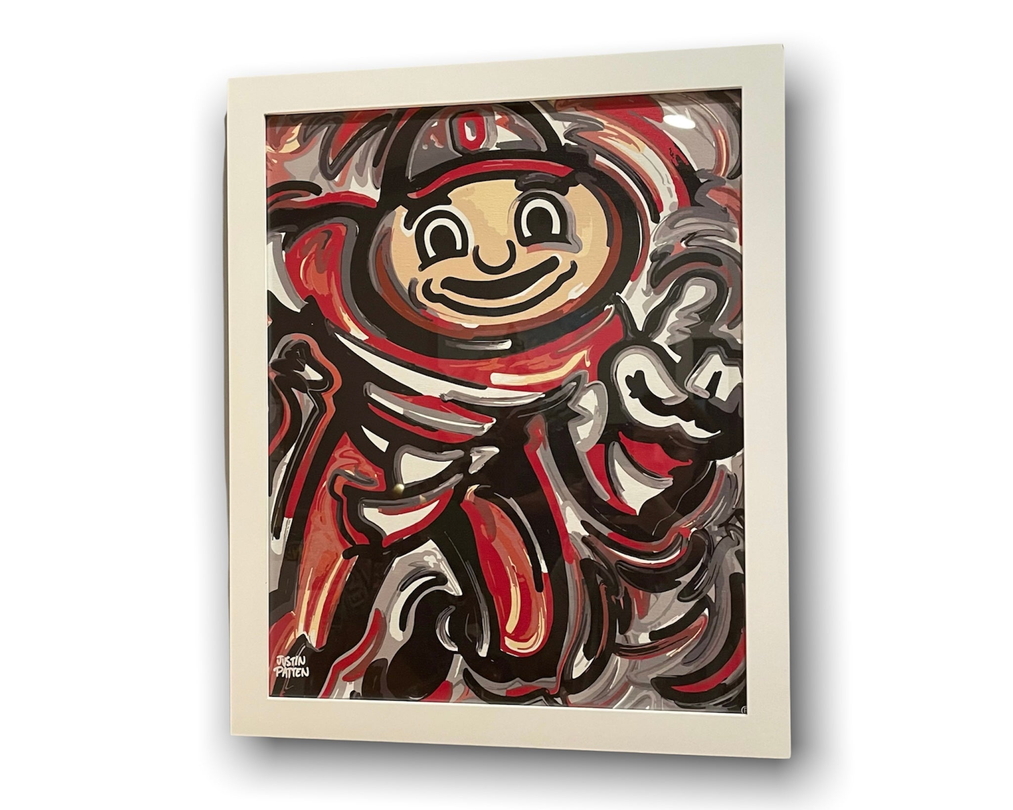 The Ohio State University 16" x 20" #1 Brutus Print by Justin Patten
