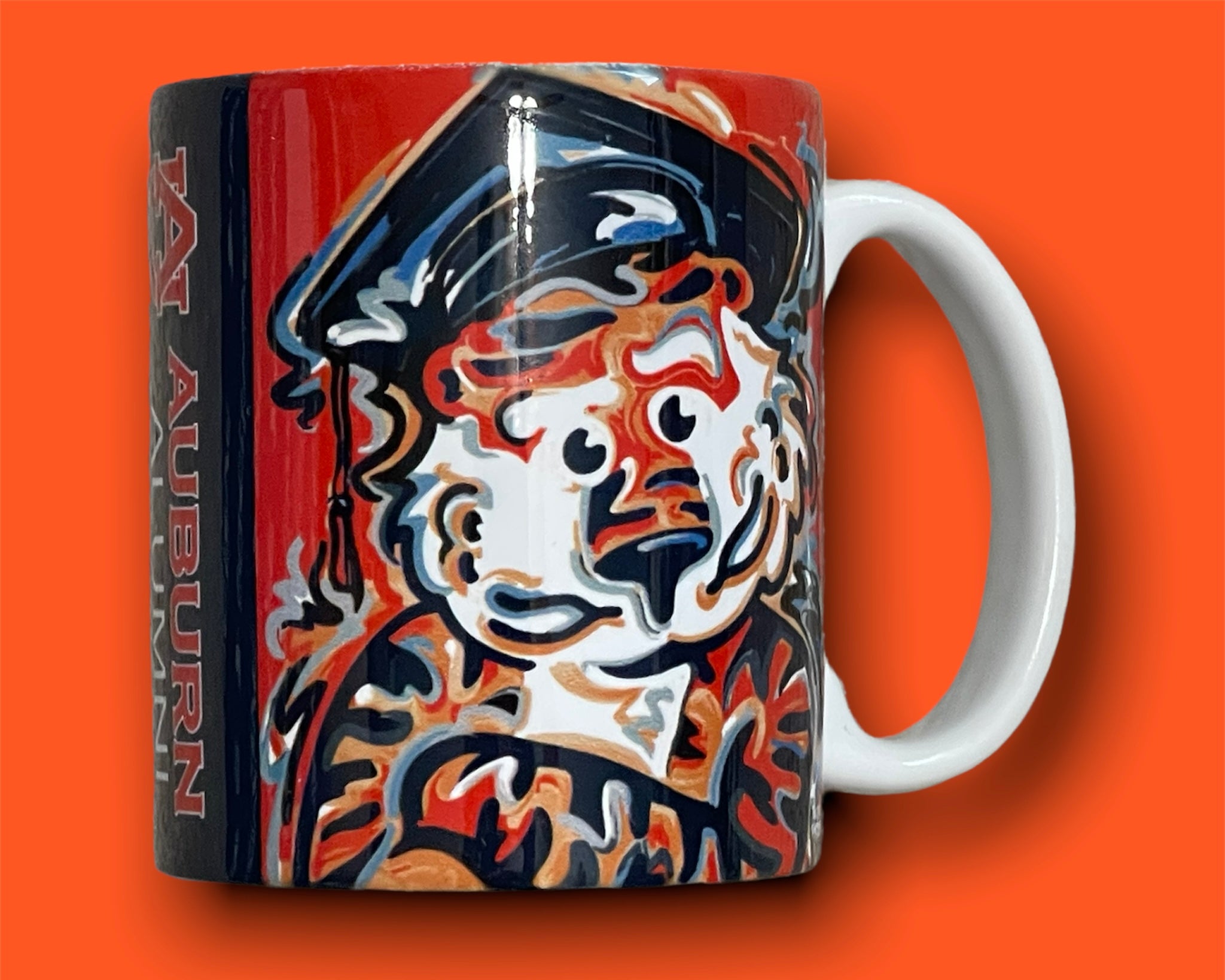 Auburn University Graduation Aubie Mug by Justin Patten