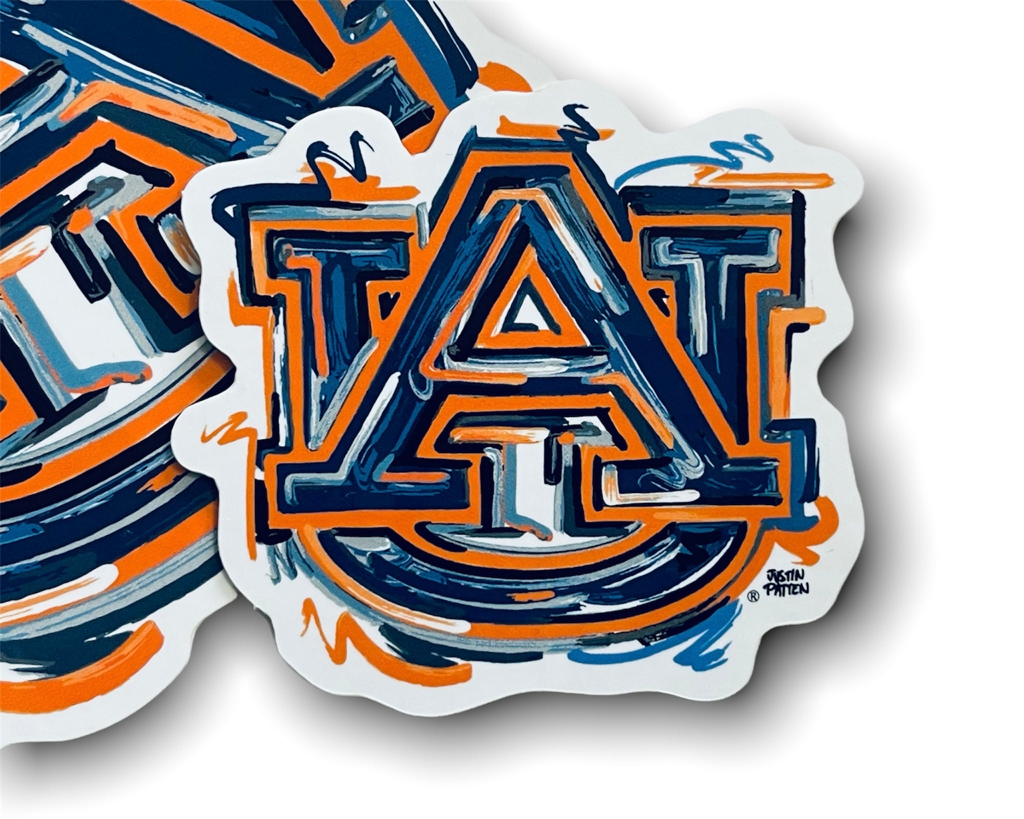 Auburn University AU Mini Vinyl Sticker by Justin Patten