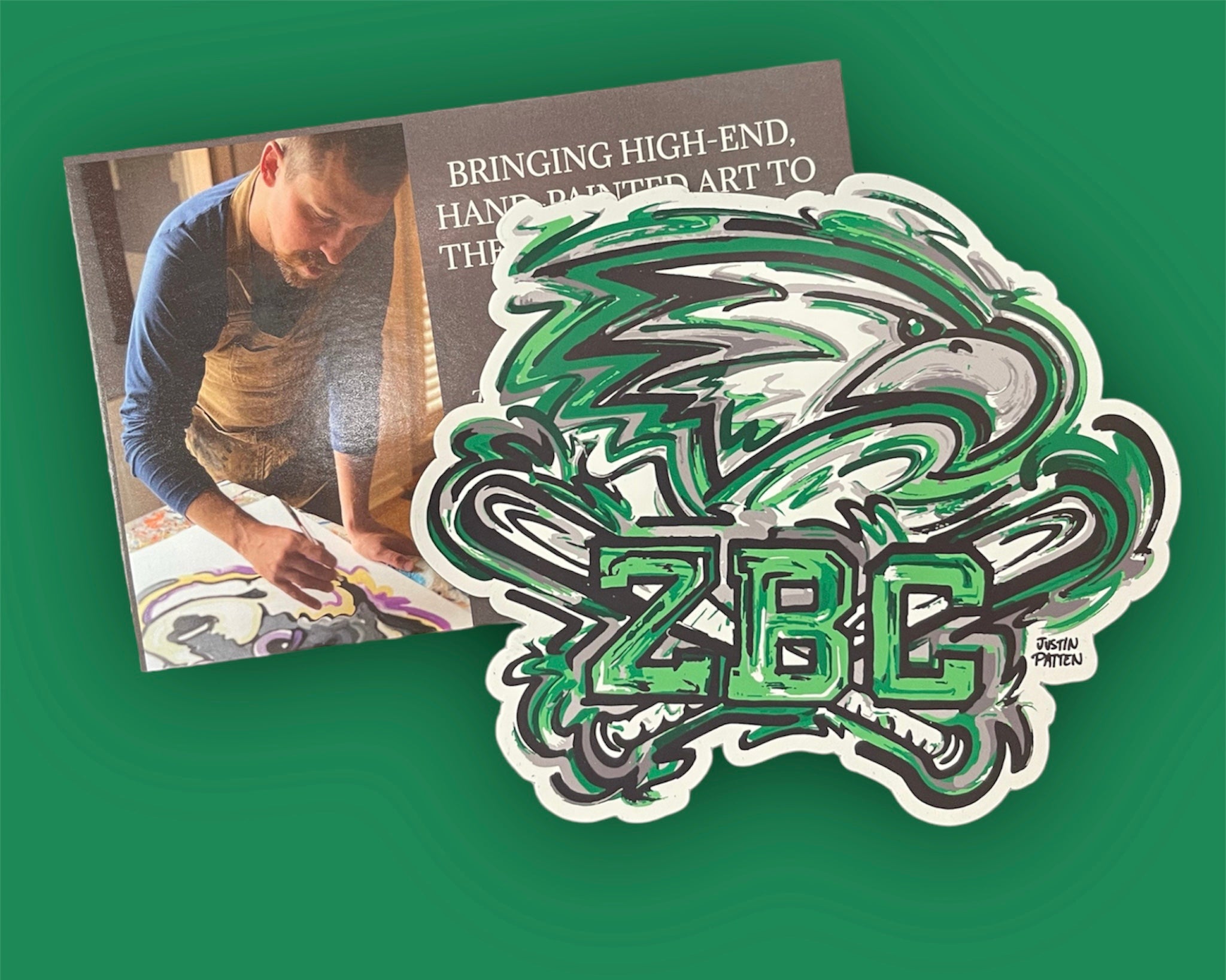 Zionsville Indiana Baseball Magnet by Justin Patten